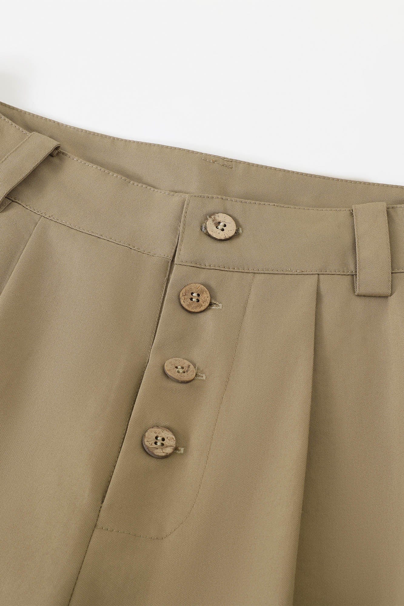 KREATE Crinkled Button-Fly Wide-Leg Pants, premium urban and streetwear designers apparel on PROJECTISR.com, KREATE