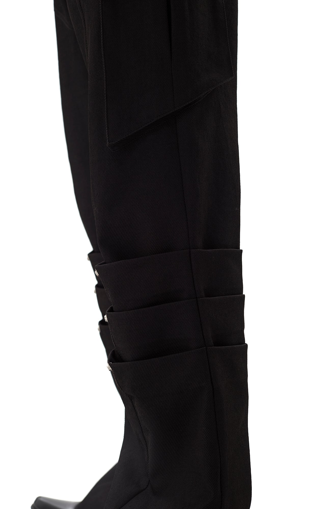 PASET Knee Paneled Flared Trousers