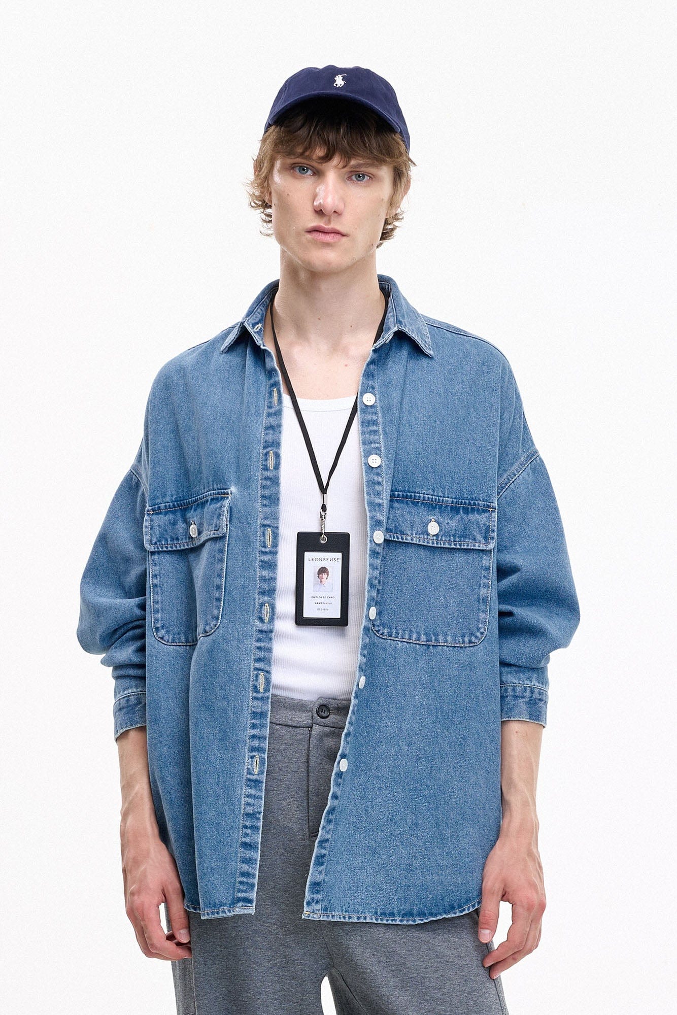 LEONSENSE Classical Tencel Denim Shirts, premium urban and streetwear designers apparel on PROJECTISR.com, LEONSENSE