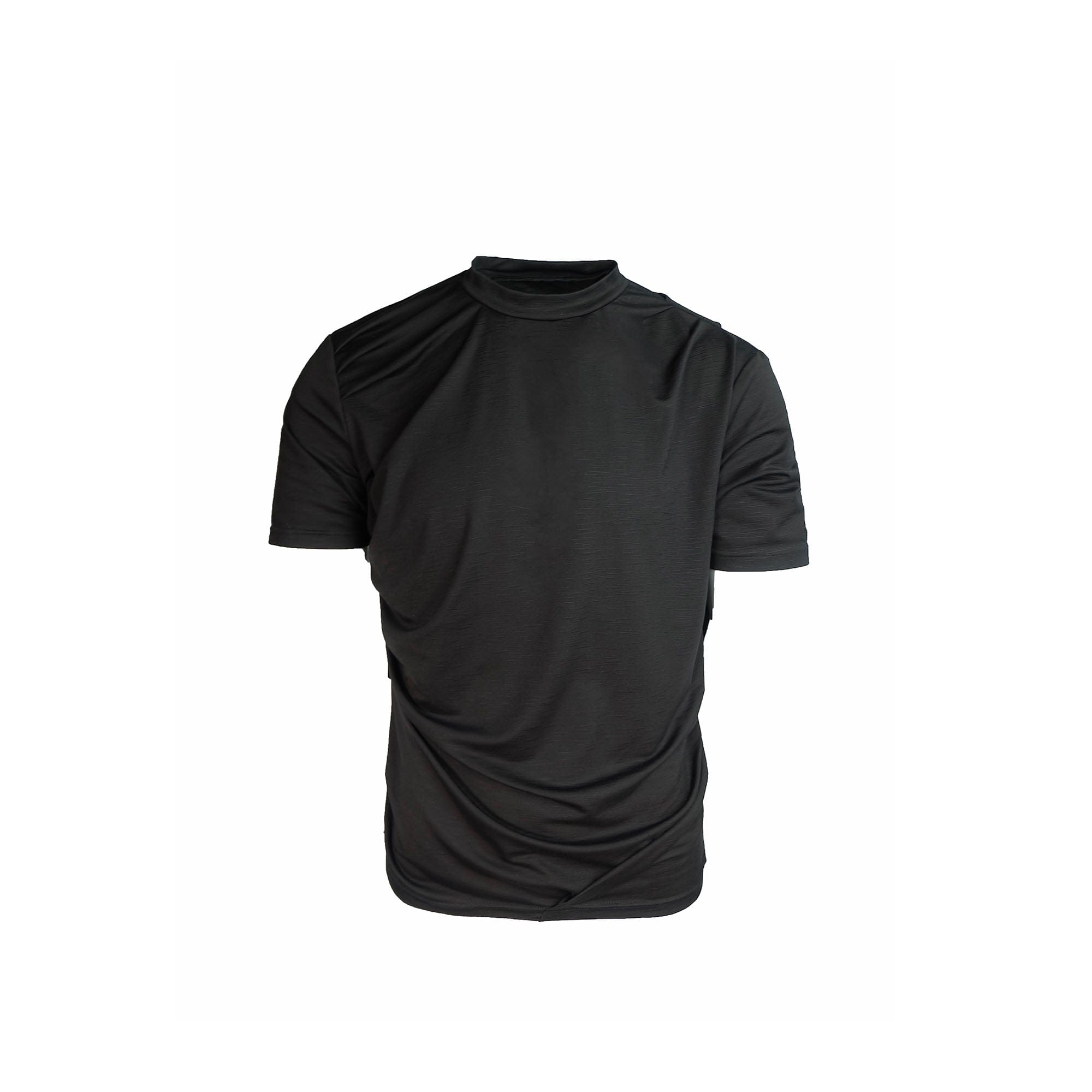 SSIN7 Essential Drape Texture Mock T-Shirt, premium urban and streetwear designers apparel on PROJECTISR.com, SSIN7