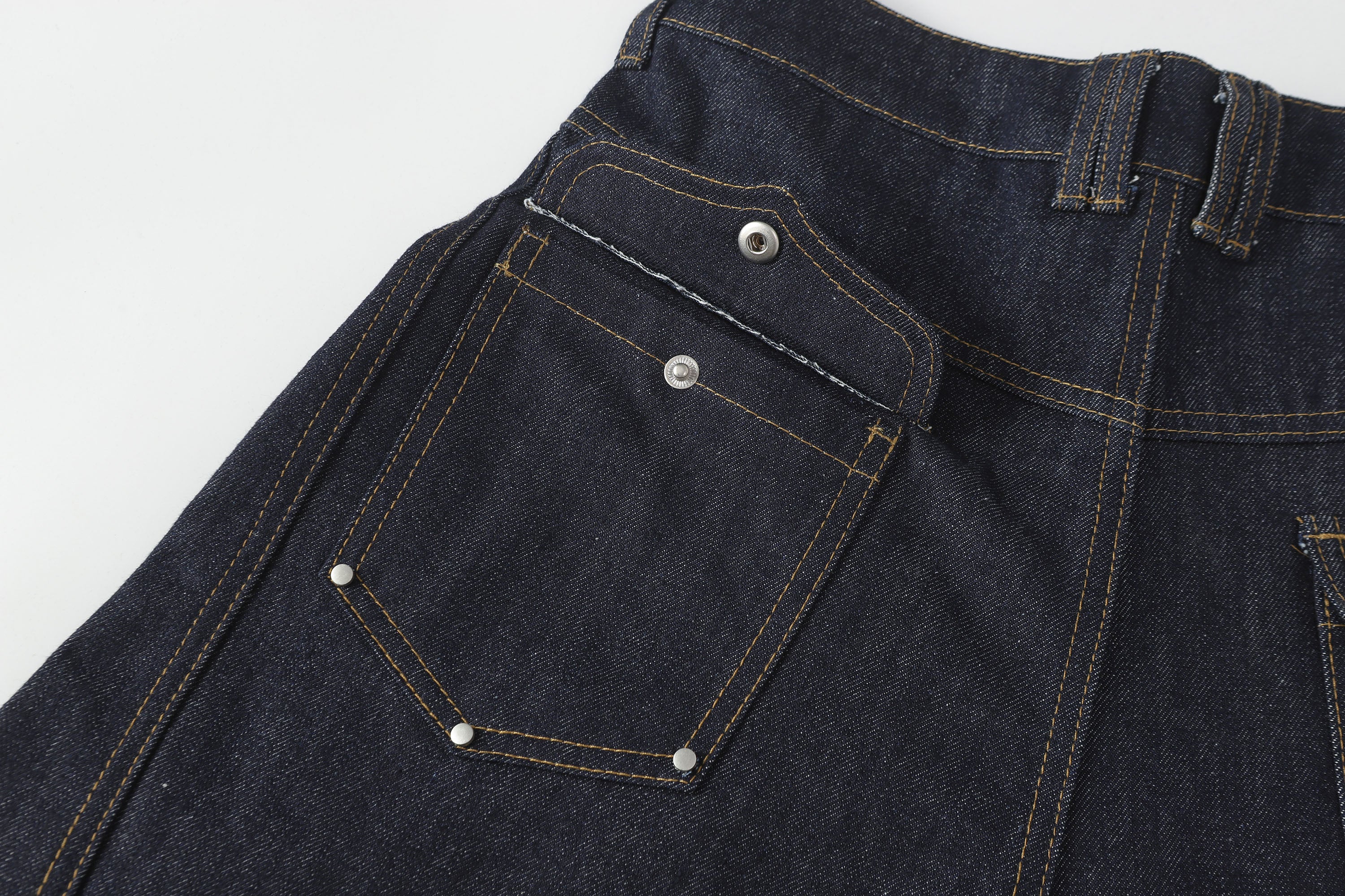 CLP Arced Panel Balloon-Leg Raw Jeans, premium urban and streetwear designers apparel on PROJECTISR.com, CLP