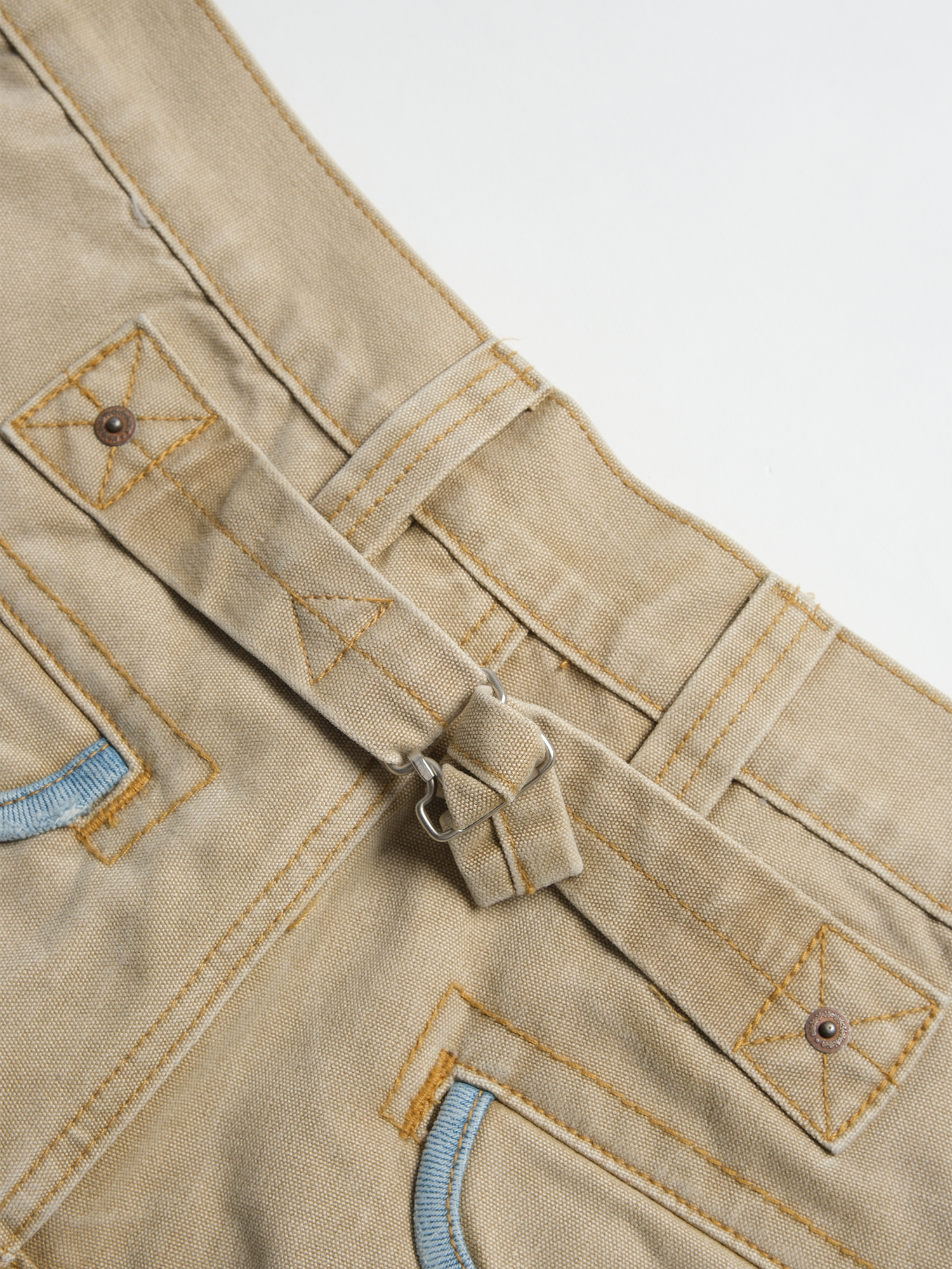 NEIGBORL Retro Washed Spliced Shorts