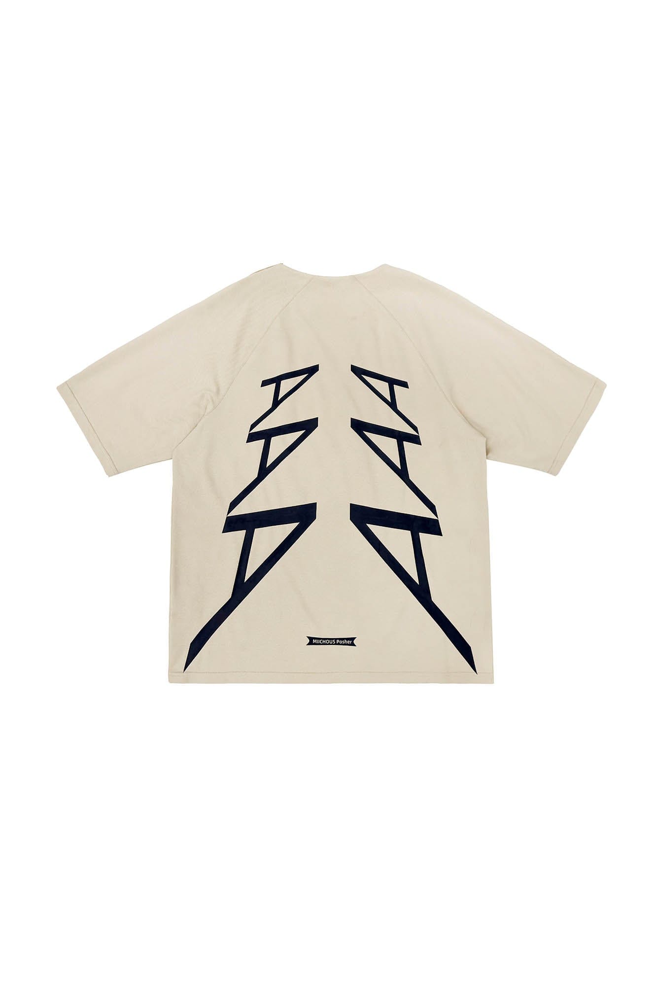MIICHOUS Geometric Arrow Graphic Raglan T-Shirt