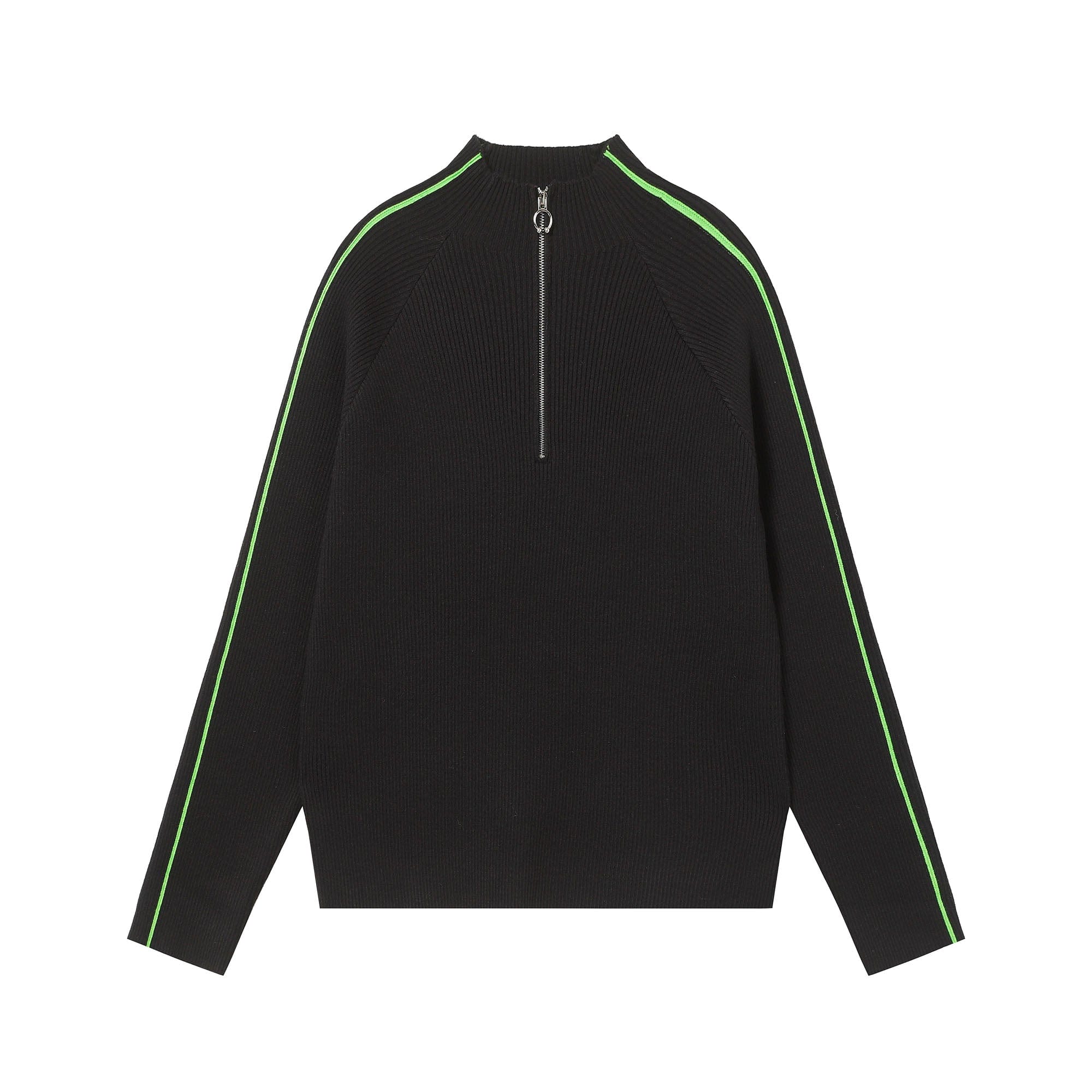 CLP Raglan Half-Zip Ribbed Slim Sweater, premium urban and streetwear designers apparel on PROJECTISR.com, CLP