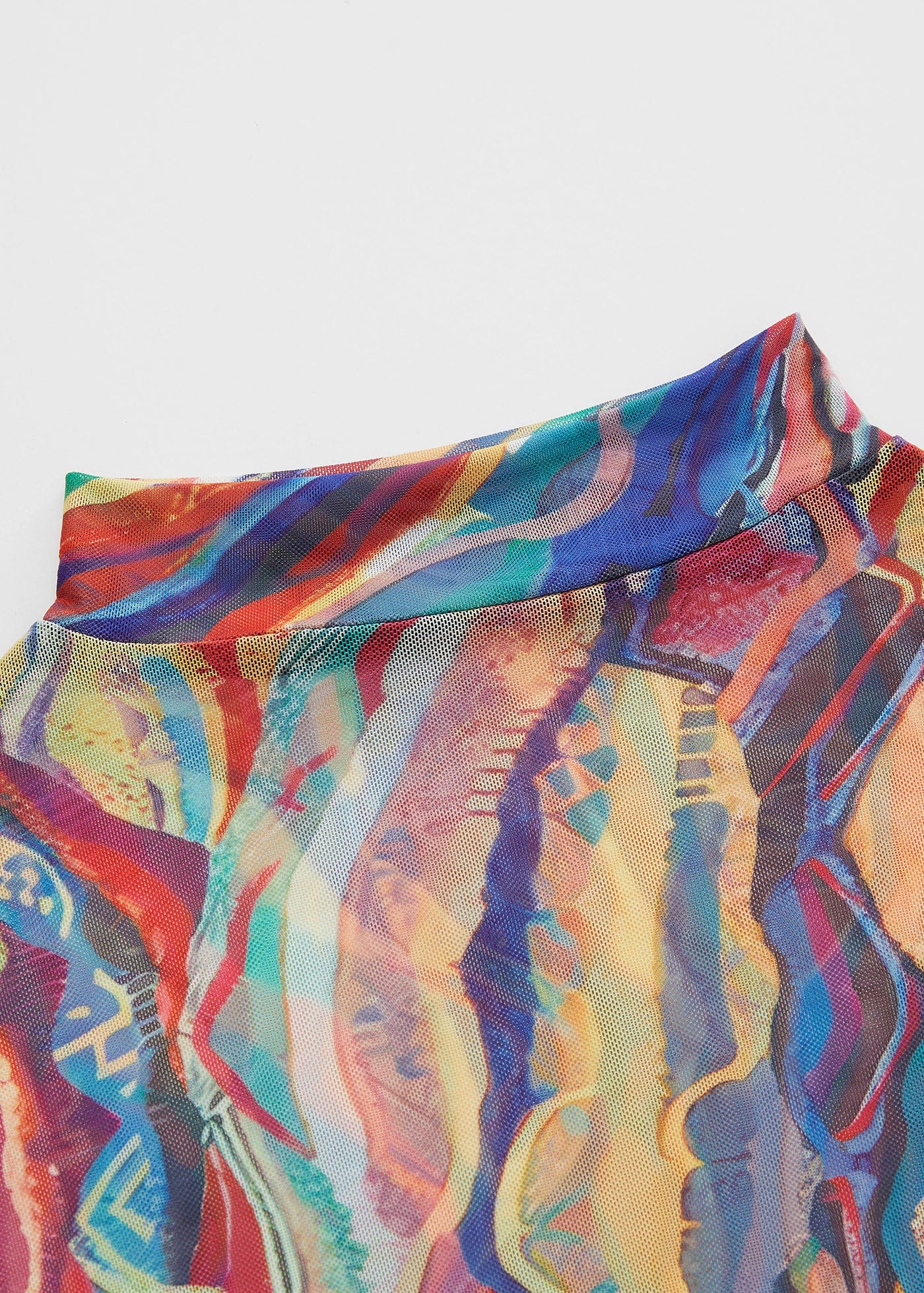 RTVG Abstract Striped Stretchy Slim-Fit L/S Tee, premium urban and streetwear designers apparel on PROJECTISR.com, RTVG