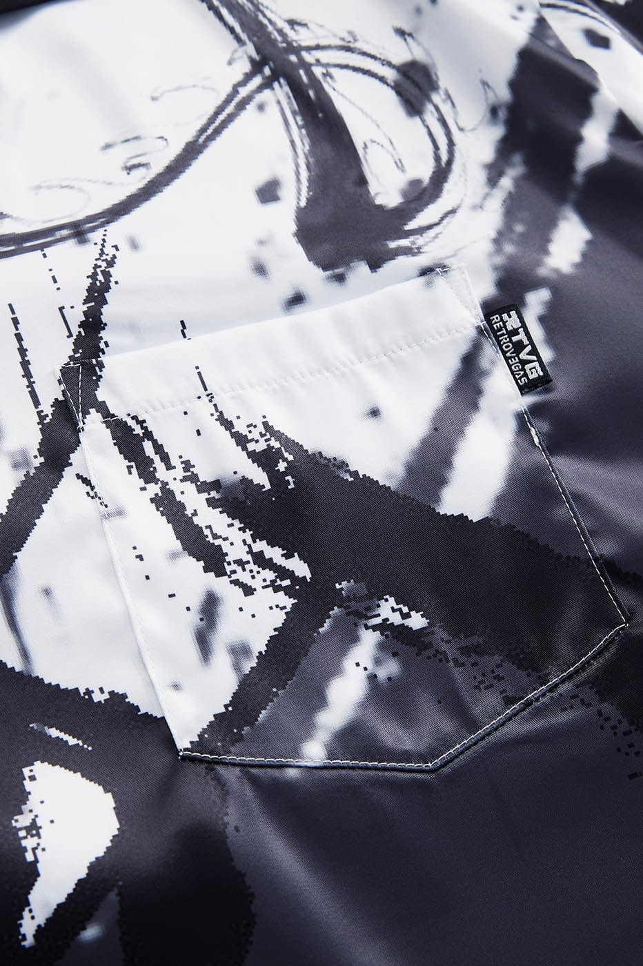 RTVG Dragon Calligraphy Cuban Half Shirt, premium urban and streetwear designers apparel on PROJECTISR.com, RTVG