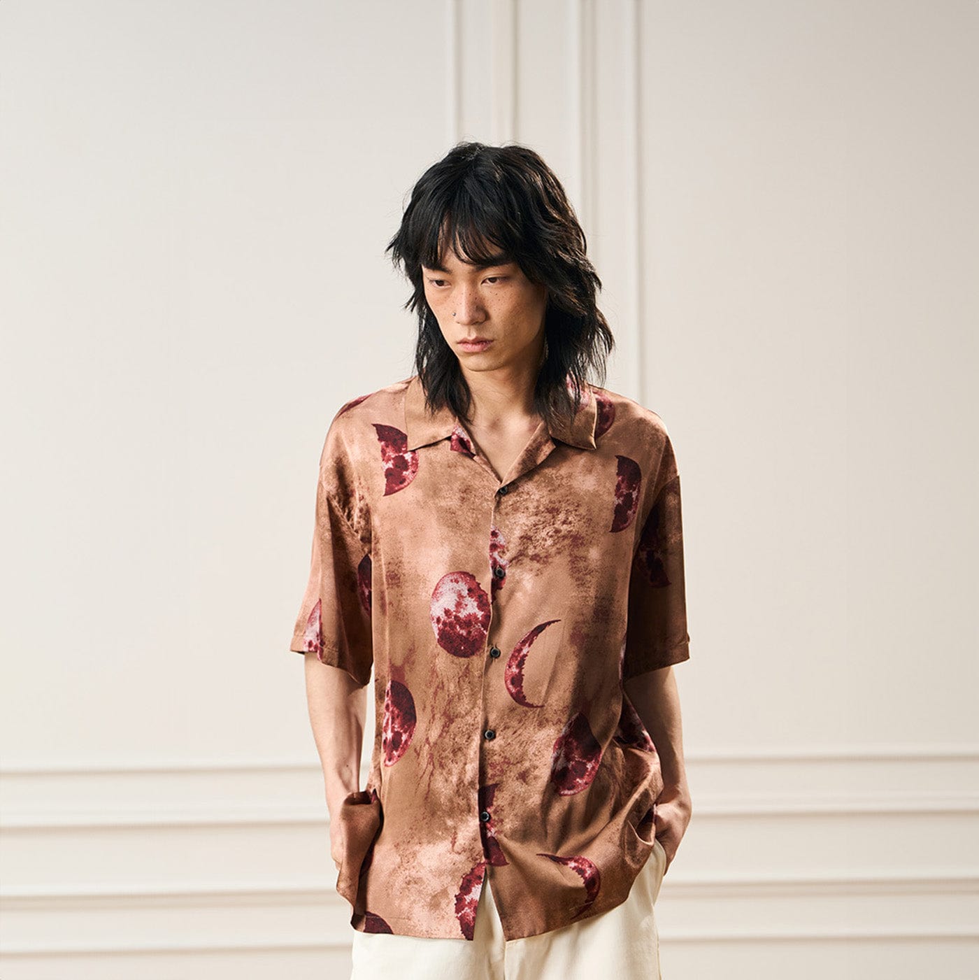EPIC POETRY Planetary Full-Print Half Shirt, premium urban and streetwear designers apparel on PROJECTISR.com, EPIC POETRY