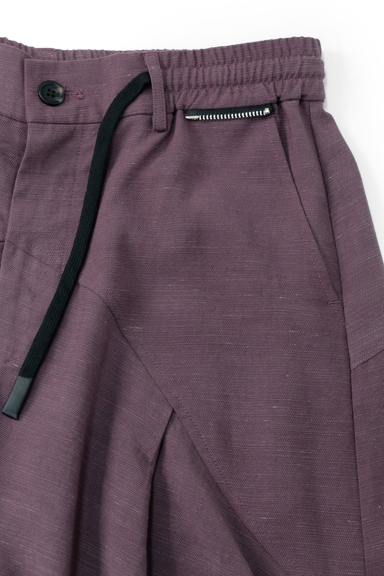 RELABEL Tencel-Acetate Ruched Oversized Shorts, premium urban and streetwear designers apparel on PROJECTISR.com, RELABEL
