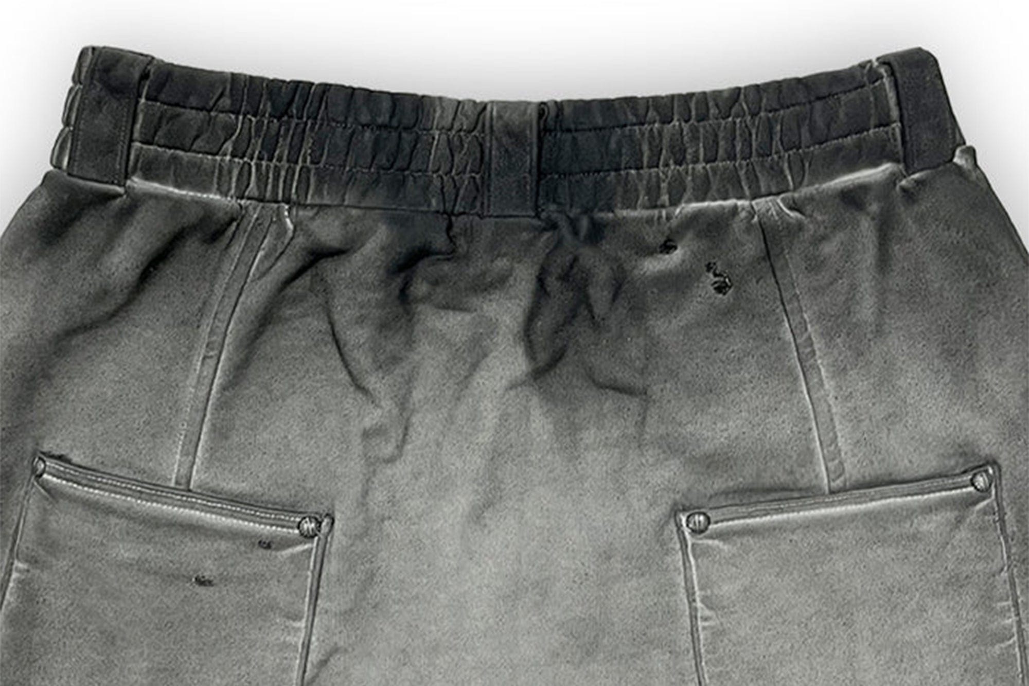 TECNINEGROUP Middle-Panel Washed Drop-Crotch Sweatpants, premium urban and streetwear designers apparel on PROJECTISR.com, TECNINEGROUP