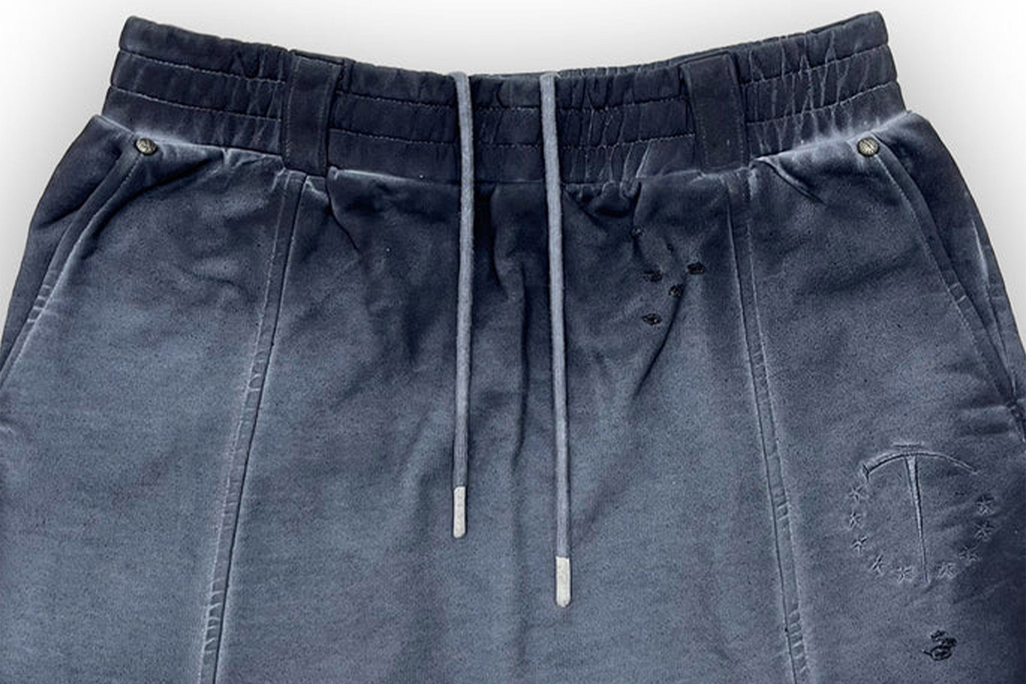 TECNINEGROUP Middle-Panel Washed Drop-Crotch Sweatpants, premium urban and streetwear designers apparel on PROJECTISR.com, TECNINEGROUP