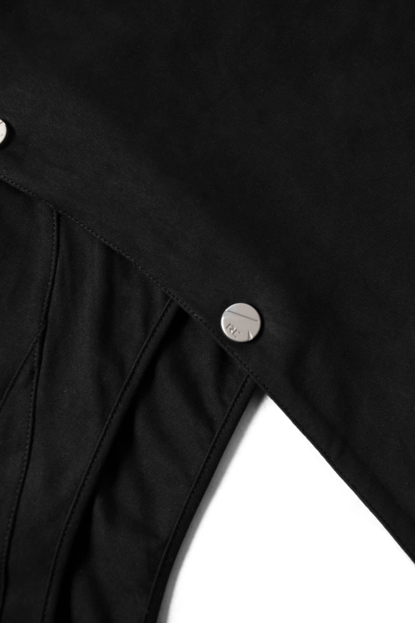 RELABEL Detachable Snap-Hooded Vest, premium urban and streetwear designers apparel on PROJECTISR.com, RELABEL