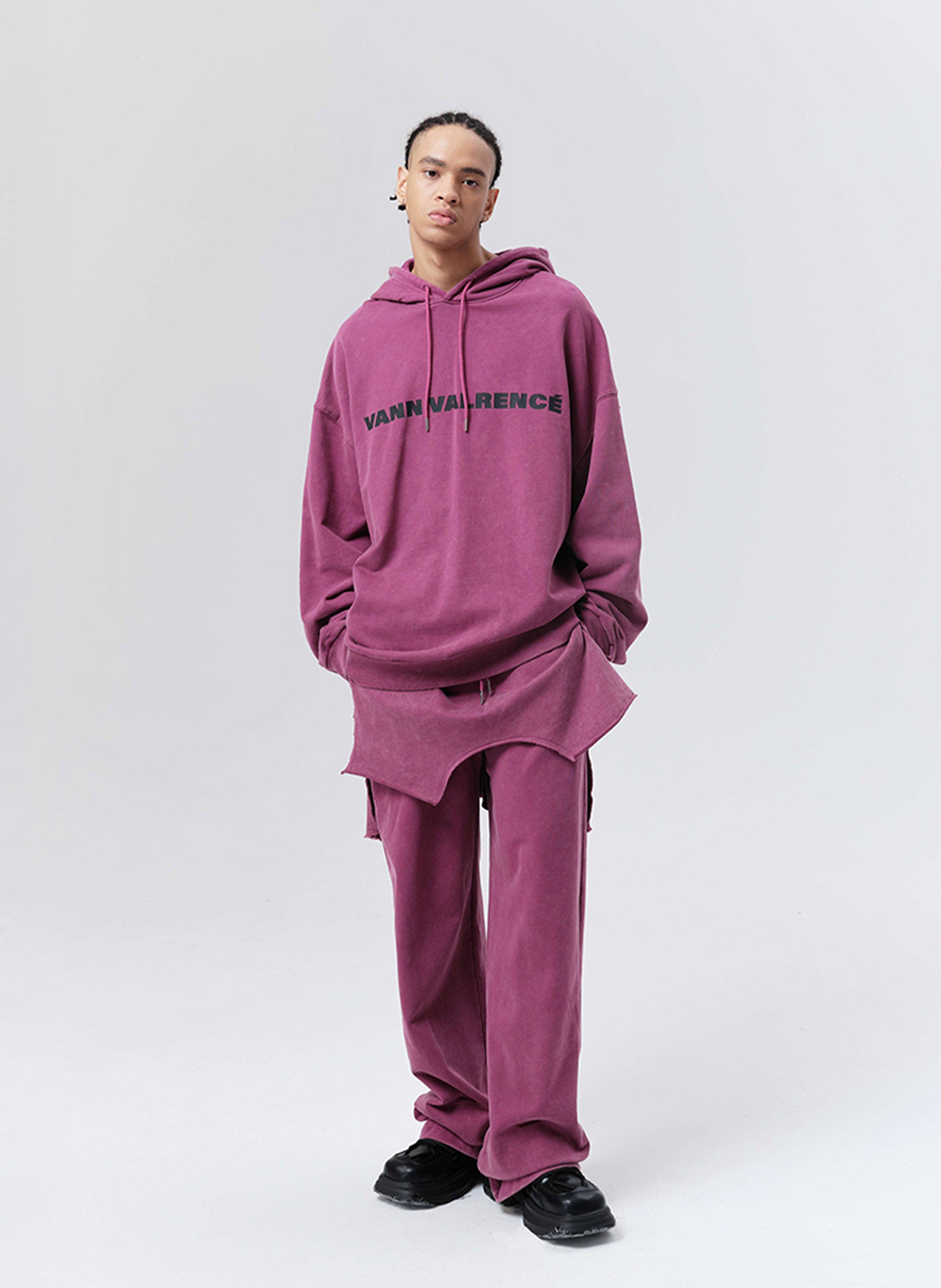 VANN VALRENCE Double-Layered Panel Deconstructed Drawstring Pants, premium urban and streetwear designers apparel on PROJECTISR.com, VANN VALRENCE