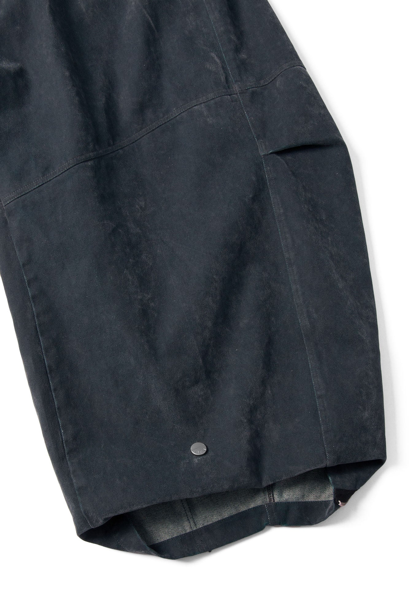 RELABEL Velour Zip-Hem Oversized Jeans