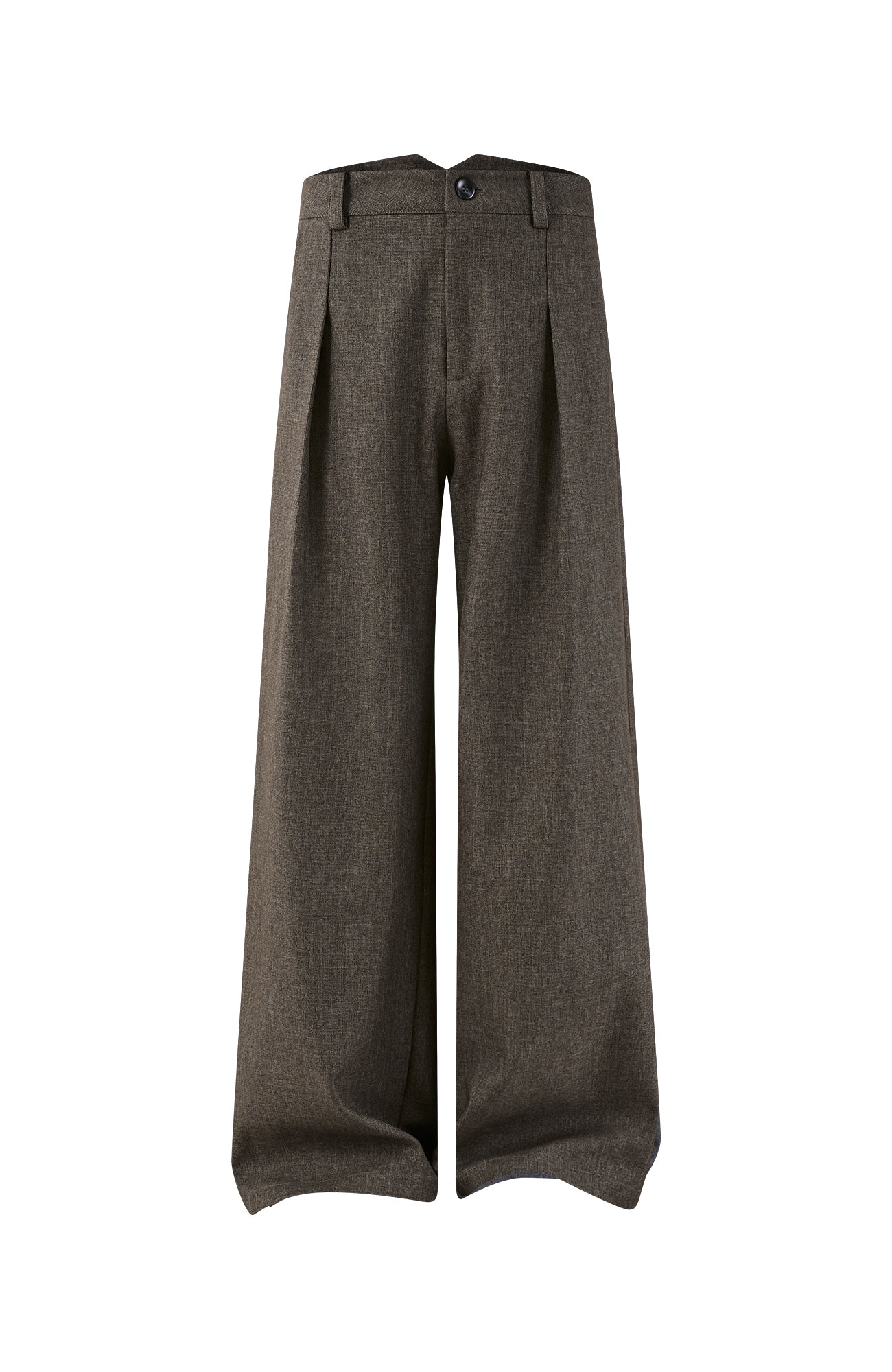KREATE Classic Shadow Check Pleated Wide Trousers, premium urban and streetwear designers apparel on PROJECTISR.com, KREATE