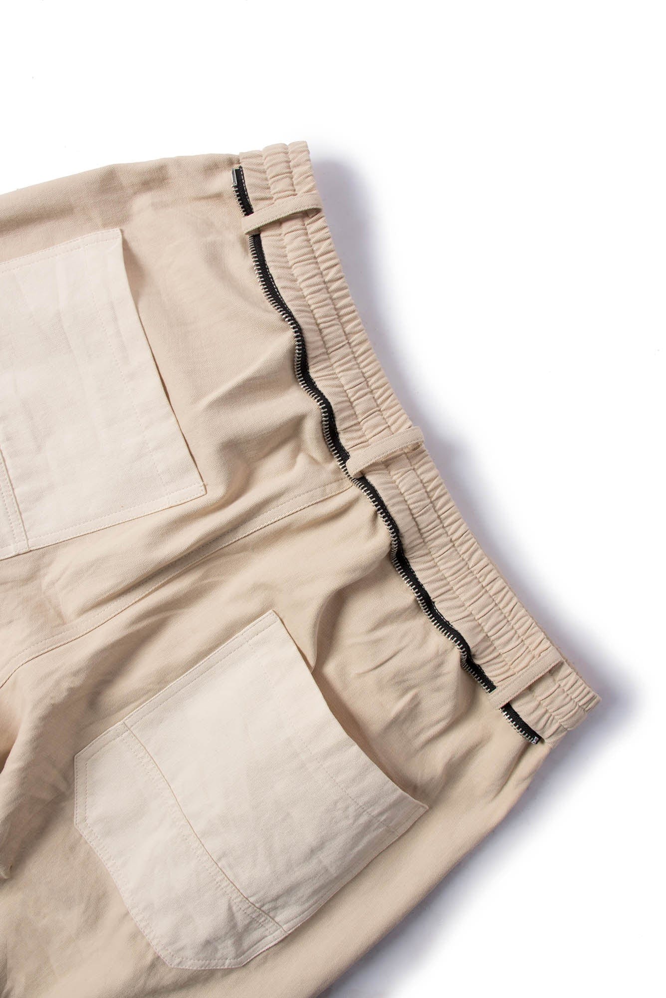 RELABEL Spliced Crinkled Oversized Cargo Pants, premium urban and streetwear designers apparel on PROJECTISR.com, RELABEL
