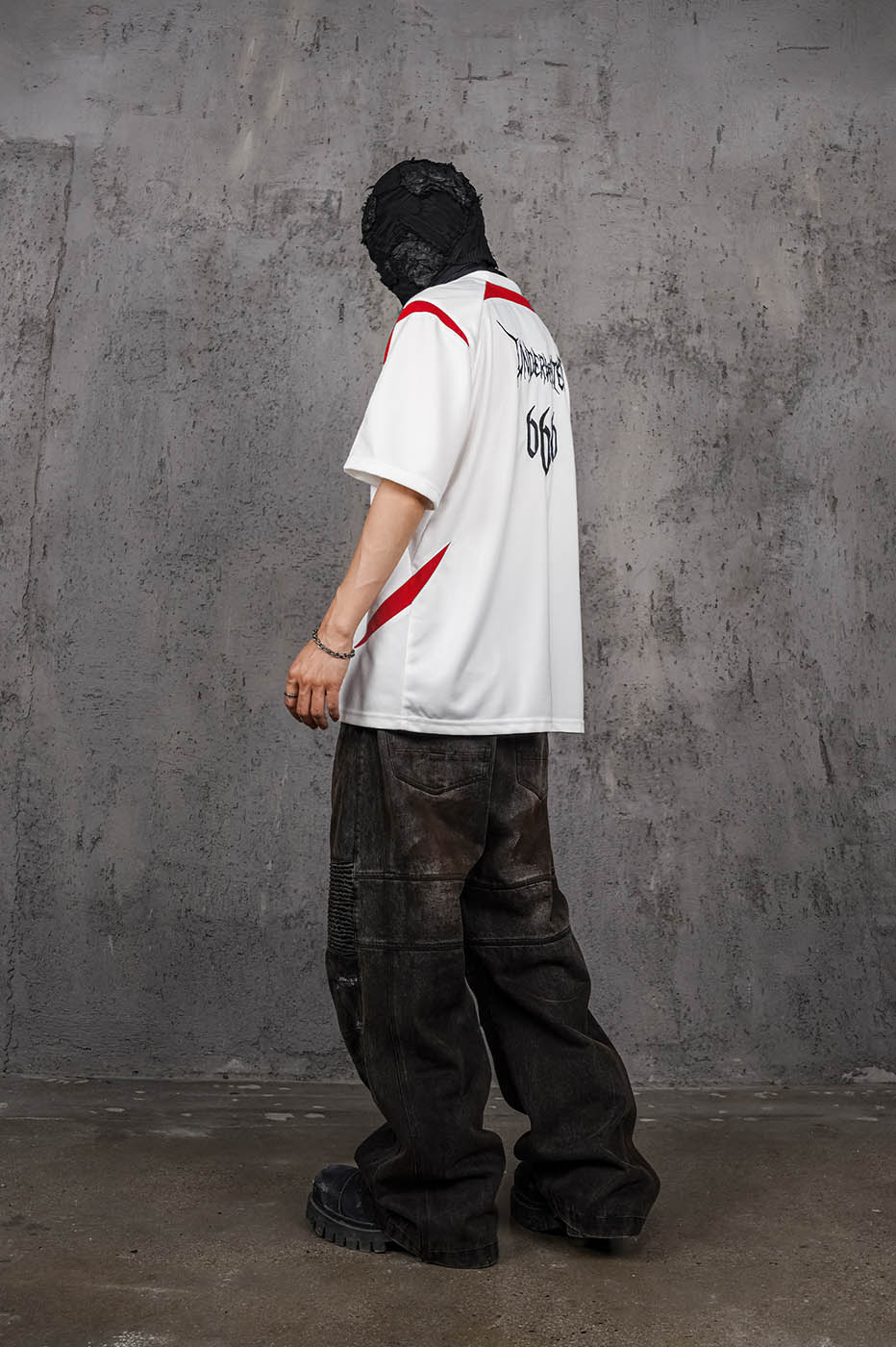 UNDERWATER Demon Eye Mesh Jersey White, premium urban and streetwear designers apparel on PROJECTISR.com, UNDERWATER