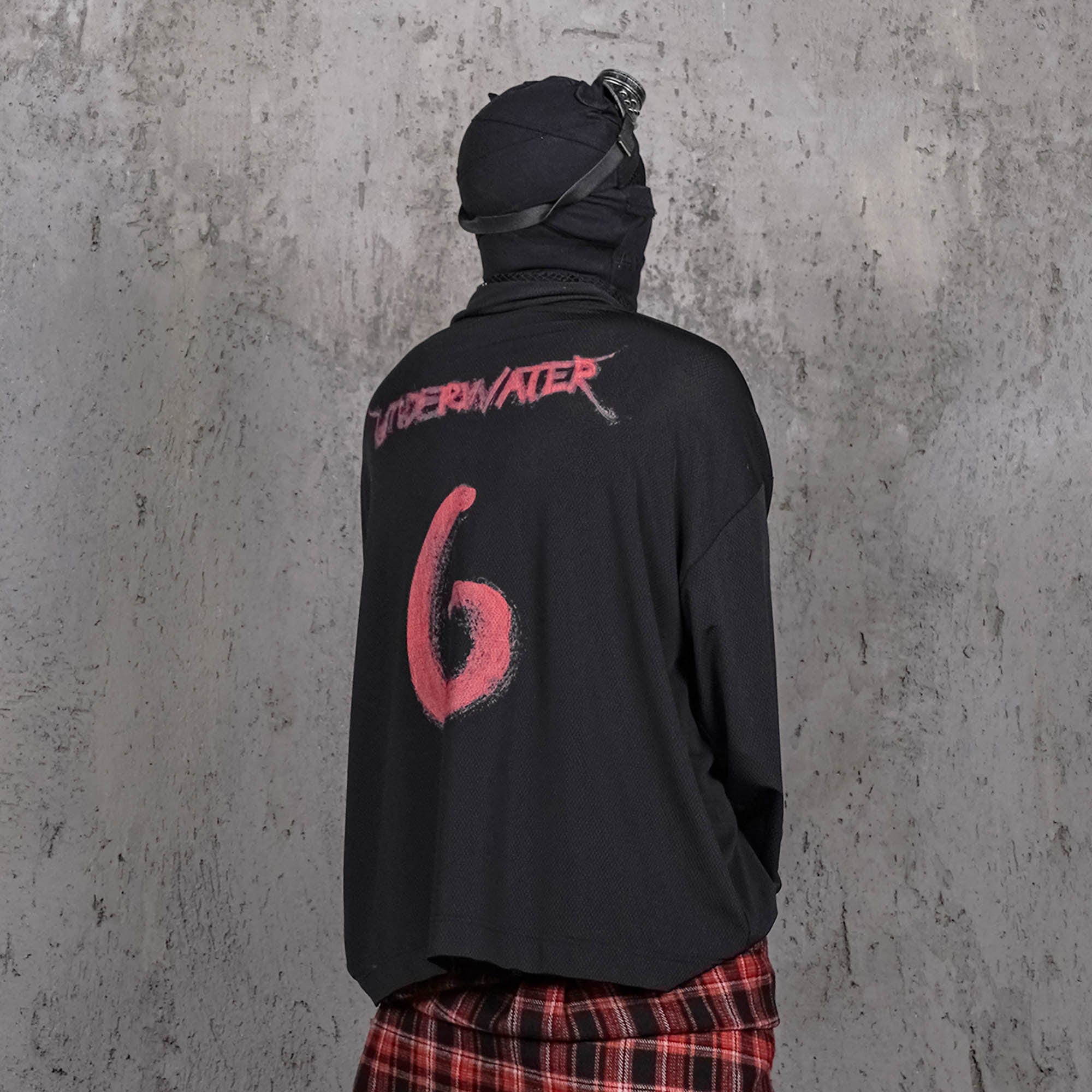 UNDERWATER Demon Squad Mesh Long-Sleeve Jersey, premium urban and streetwear designers apparel on PROJECTISR.com, UNDERWATER