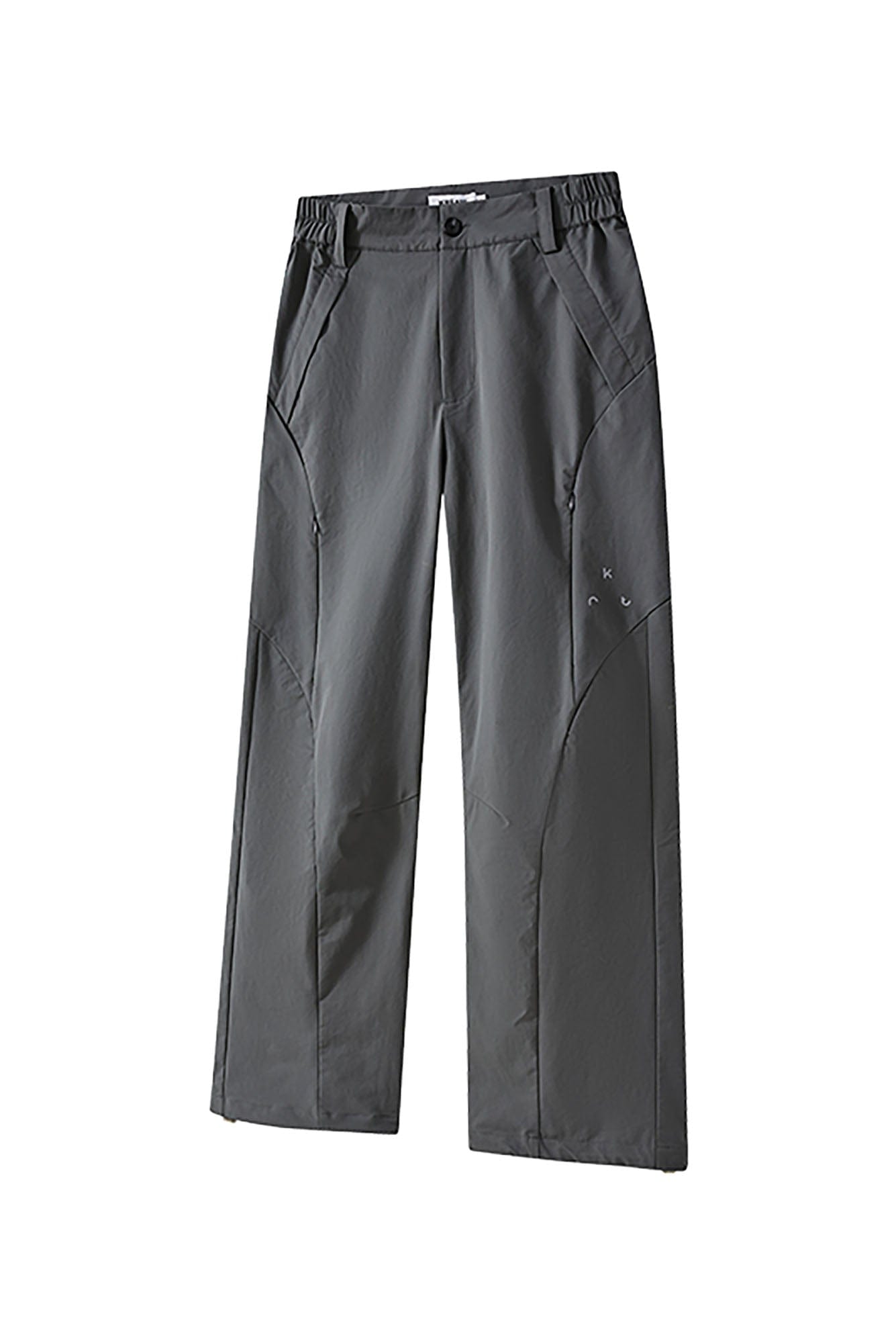 KREATE Curved Panel Drawstring-Hem Waterproof Pants, premium urban and streetwear designers apparel on PROJECTISR.com, KREATE
