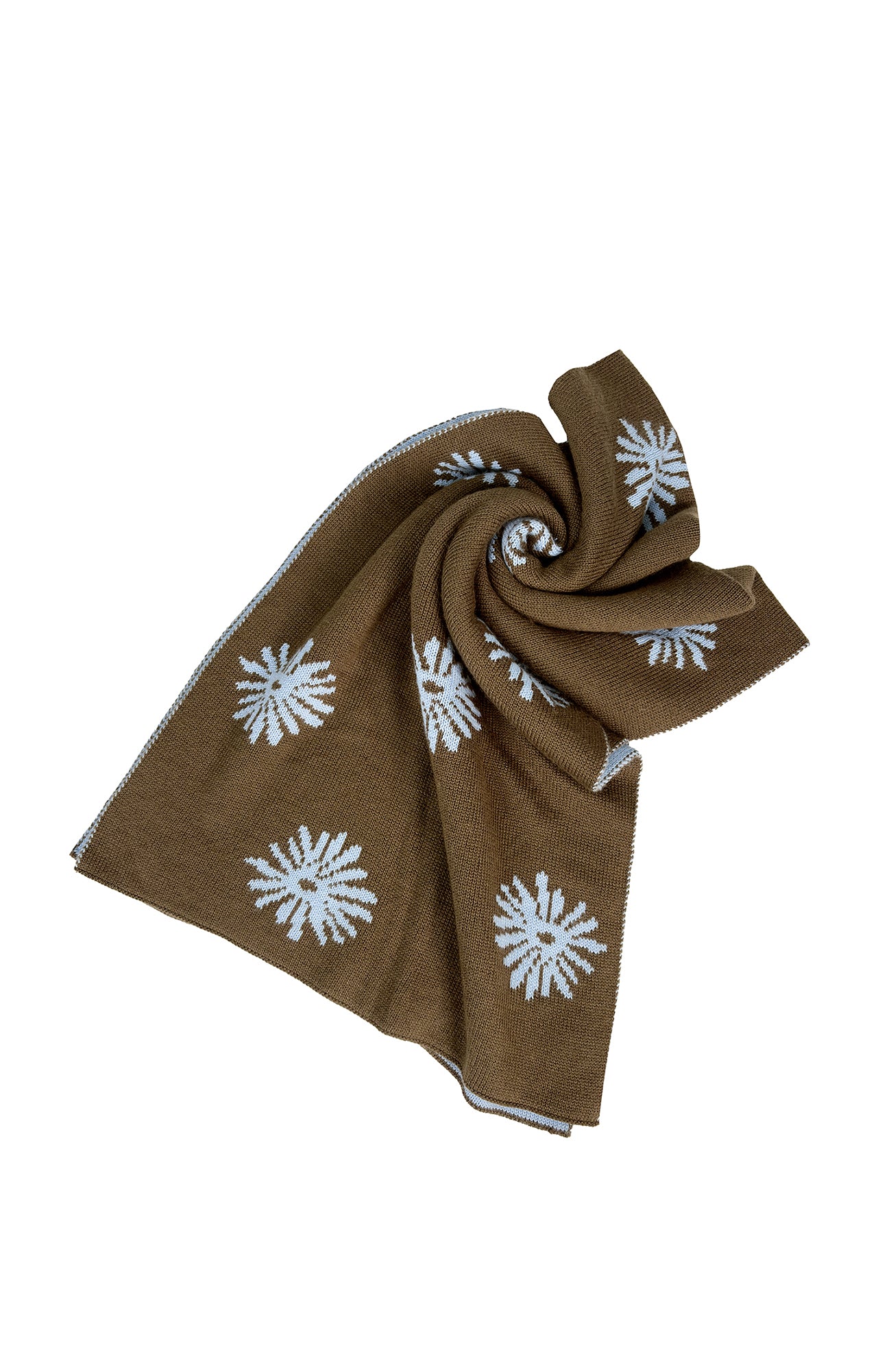 MIICHOUS Snowflake Jacquard Reversible Wool-Blend Scarf, premium urban and streetwear designers apparel on PROJECTISR.com, MIICHOUS