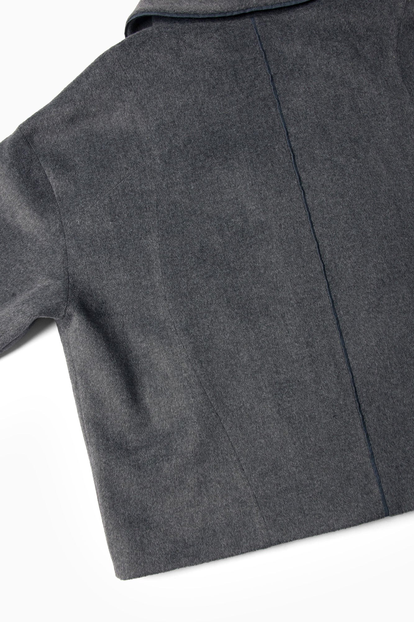 RELABEL Asym Wool-Blend Curved Panel Jacket