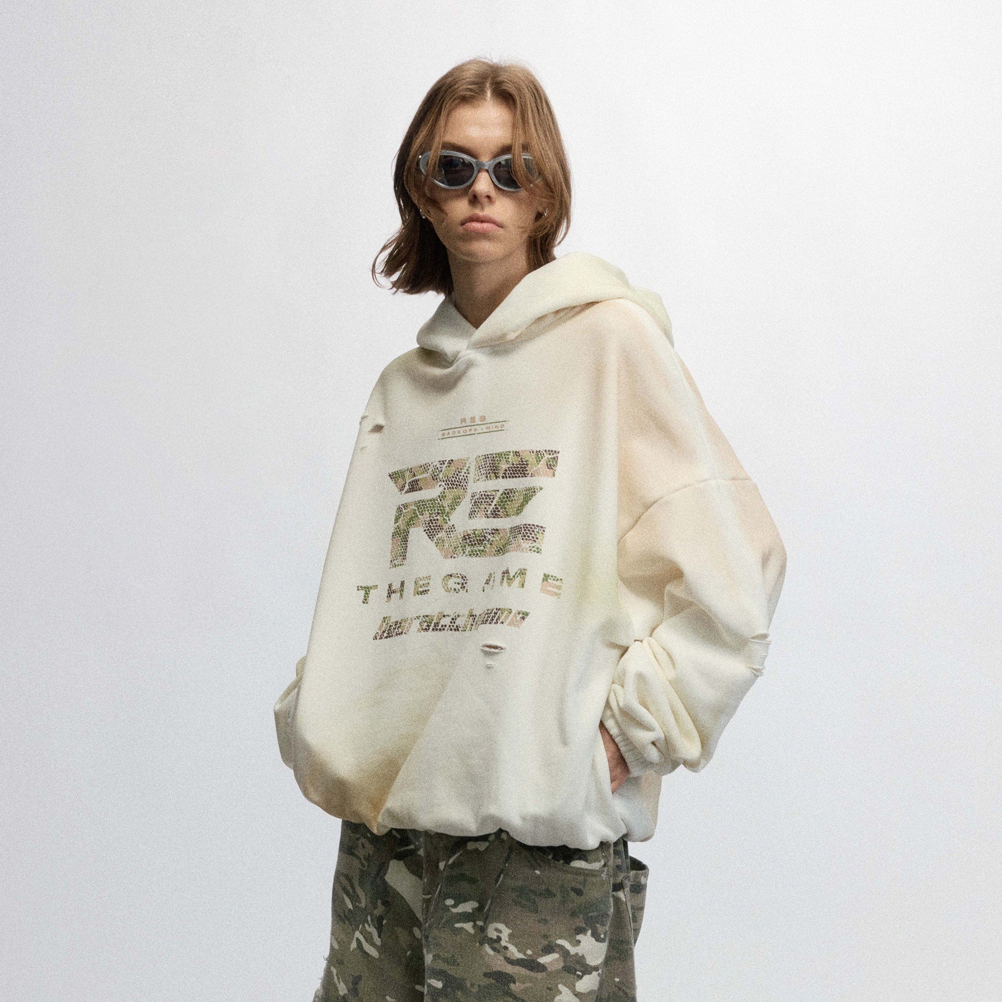 OVDY The Game Distressed Hoodie, premium urban and streetwear designers apparel on PROJECTISR.com, OVDY