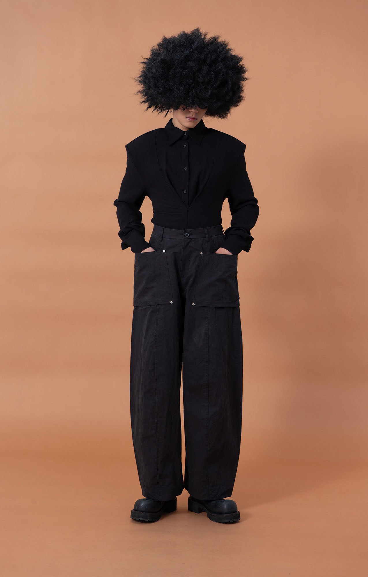 CLP Utility Big-Pocket Barrel Pants, premium urban and streetwear designers apparel on PROJECTISR.com, CLP