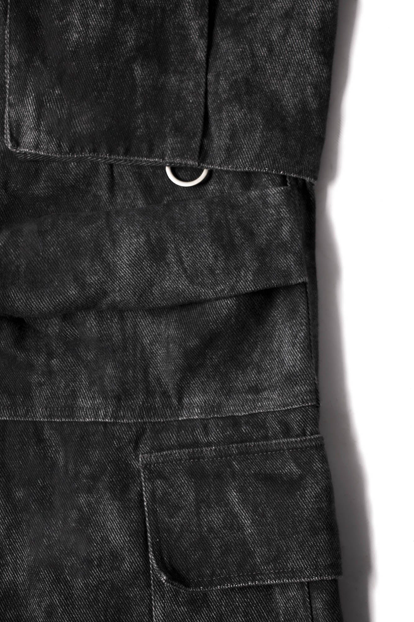 RELABEL Tie-Dye Multi-Pocket Pleated Straps Cargo, premium urban and streetwear designers apparel on PROJECTISR.com, RELABEL