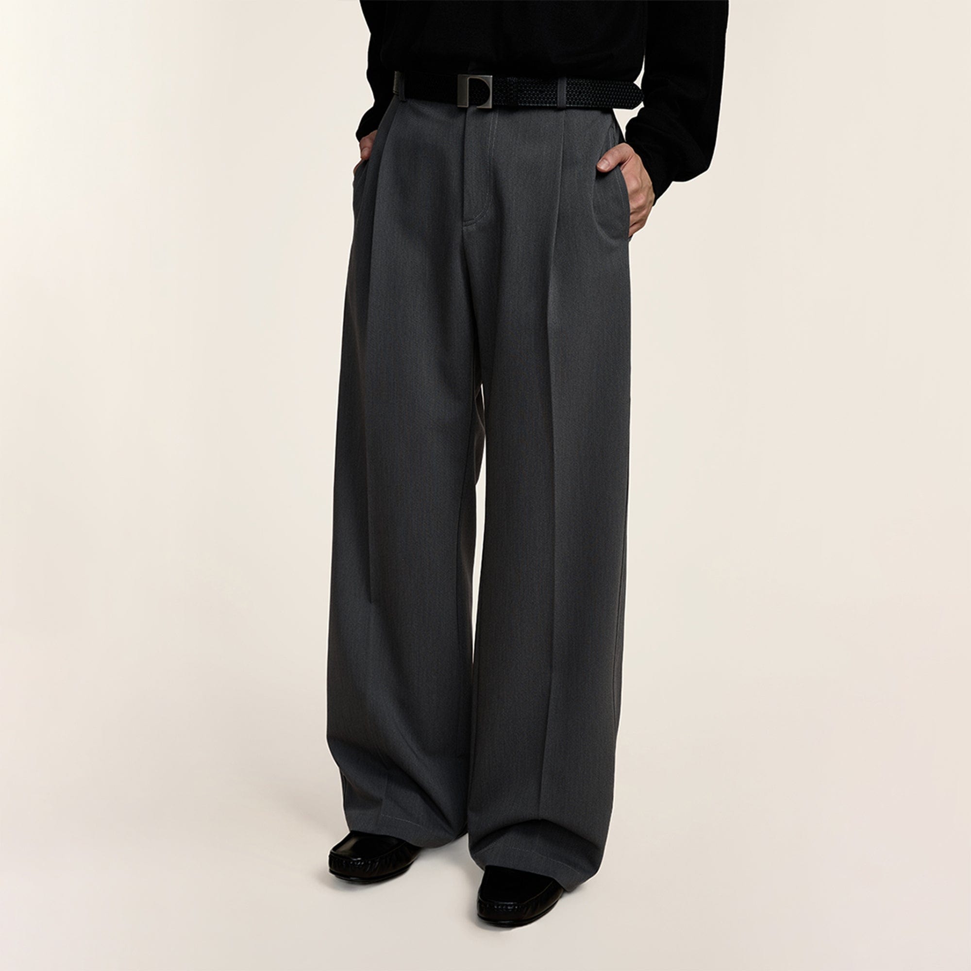 OPICLOTH Classic 90S Wrinkle-Free Trousers, premium urban and streetwear designers apparel on PROJECTISR.com, OPICLOTH