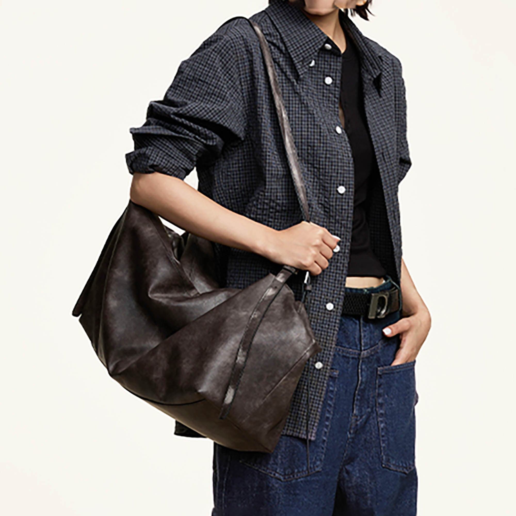OPICLOTH Double-Strap Rectangular PU Shoulder Bag, premium urban and streetwear designers apparel on PROJECTISR.com, OPICLOTH