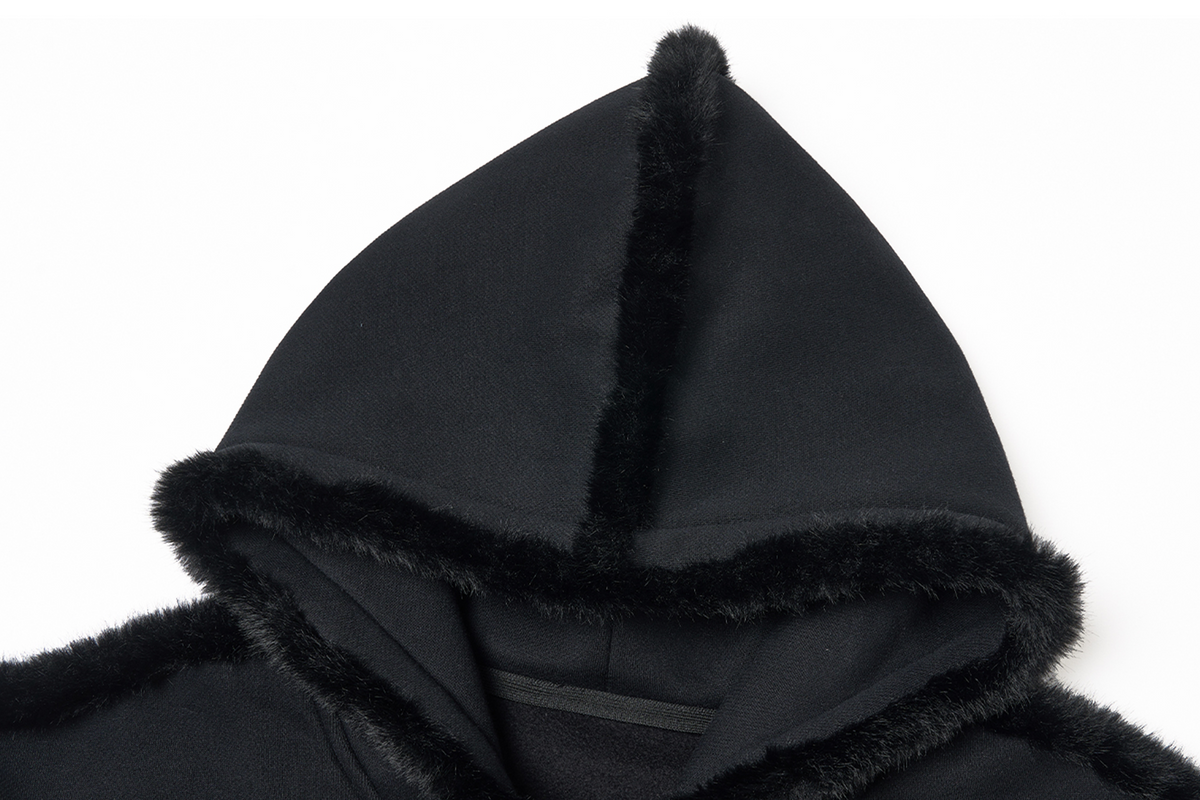 SAXGENWON Thorn Graphic Studded Hoodie & Double-Waistband Sweatpants Set