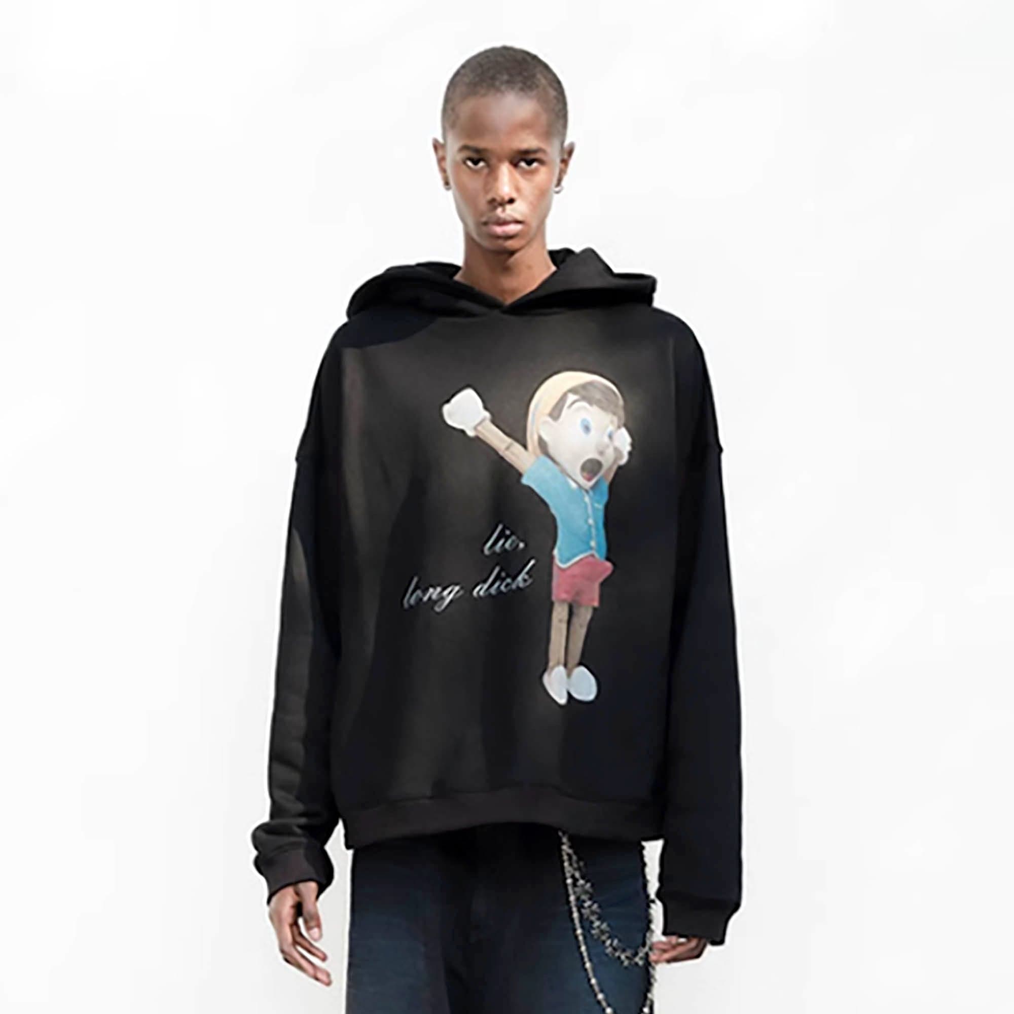 TRIANGLE PROJECT Pinocchio Graphics Hoodie, premium urban and streetwear designers apparel on PROJECTISR.com, TRIANGLE PROJECT