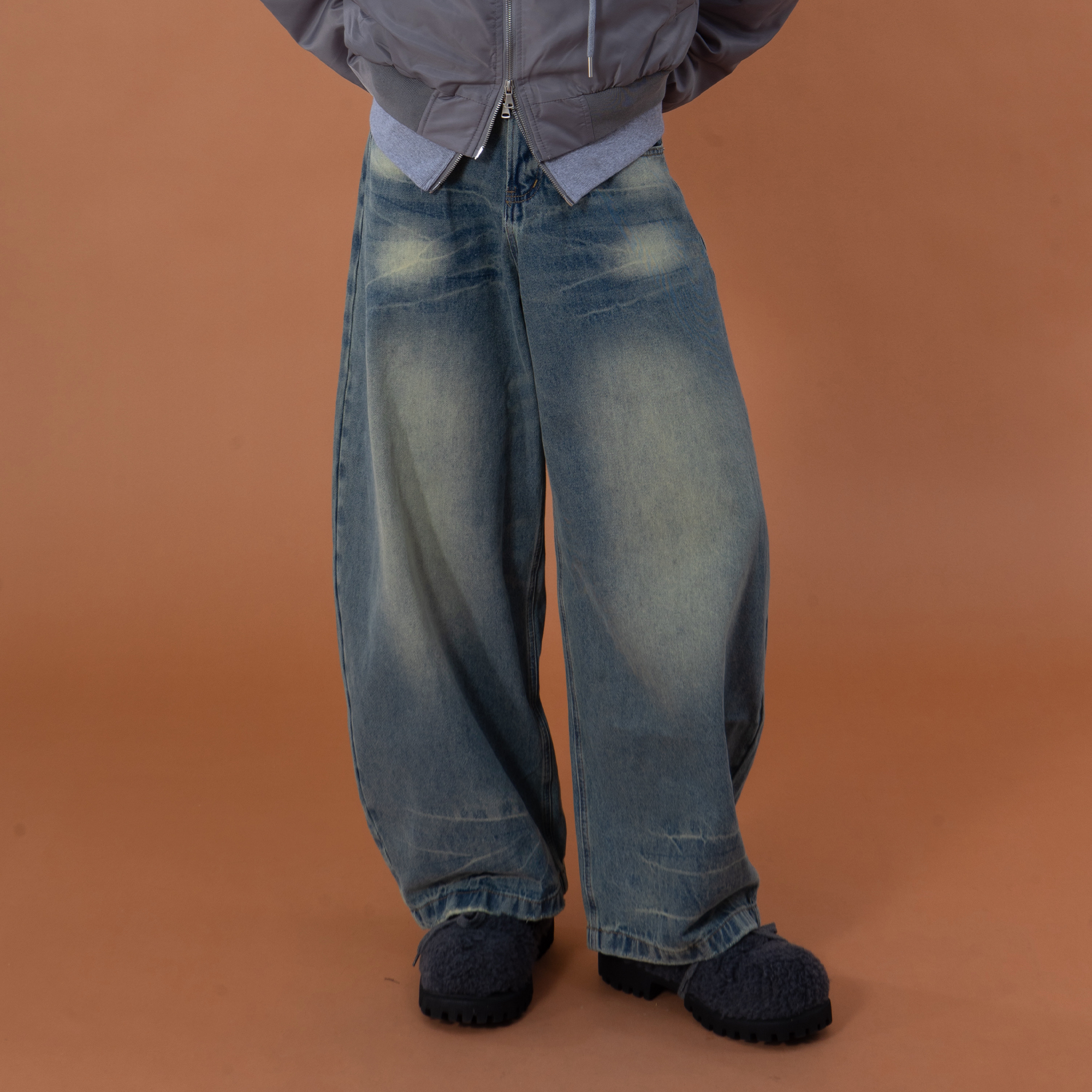 CLP Retro Washed Barrel Jeans