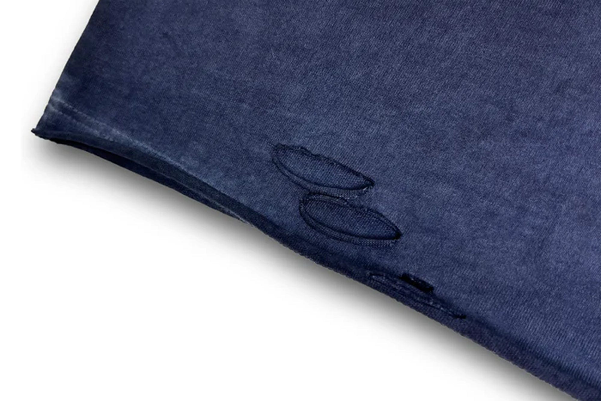 TECNINEGROUP Distressed Blue-Dyed Graphic T-Shirt, premium urban and streetwear designers apparel on PROJECTISR.com, TECNINEGROUP