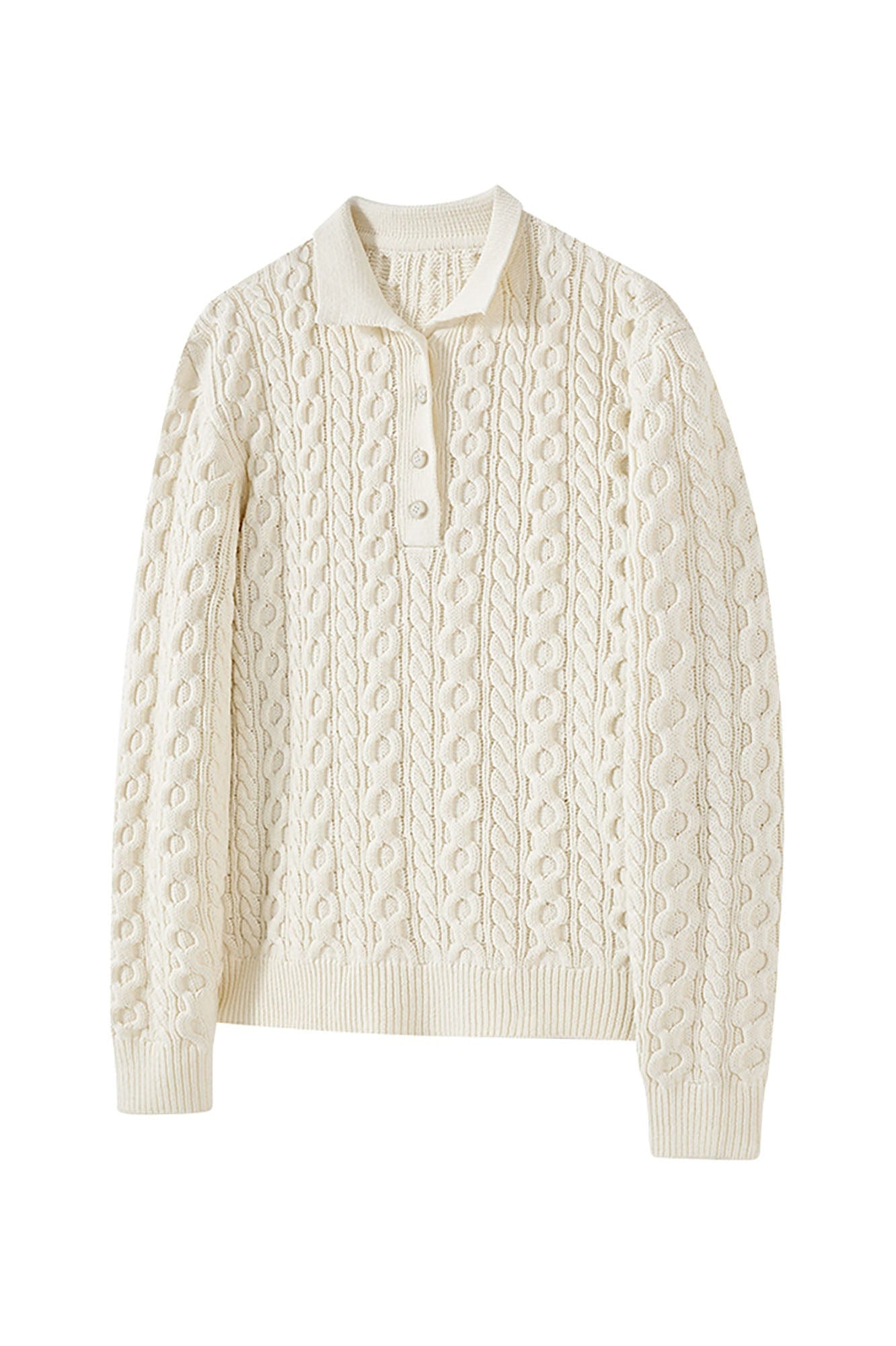 KREATE Cable Knit Polo Sweater, premium urban and streetwear designers apparel on PROJECTISR.com, KREATE
