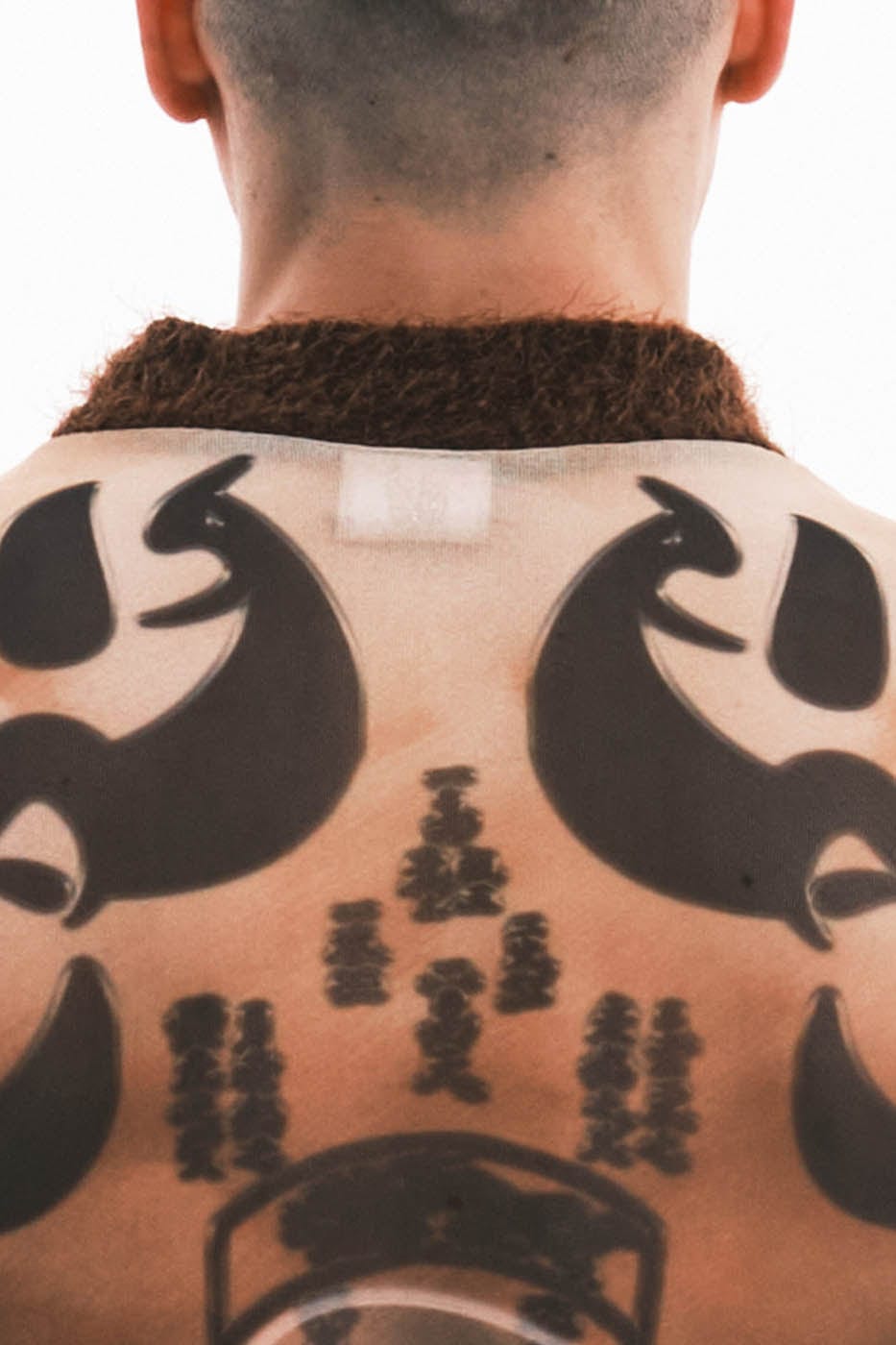 EMBRYO Muscle Runes Mohair Turtleneck L/S Tee, premium urban and streetwear designers apparel on PROJECTISR.com, EMBRYO
