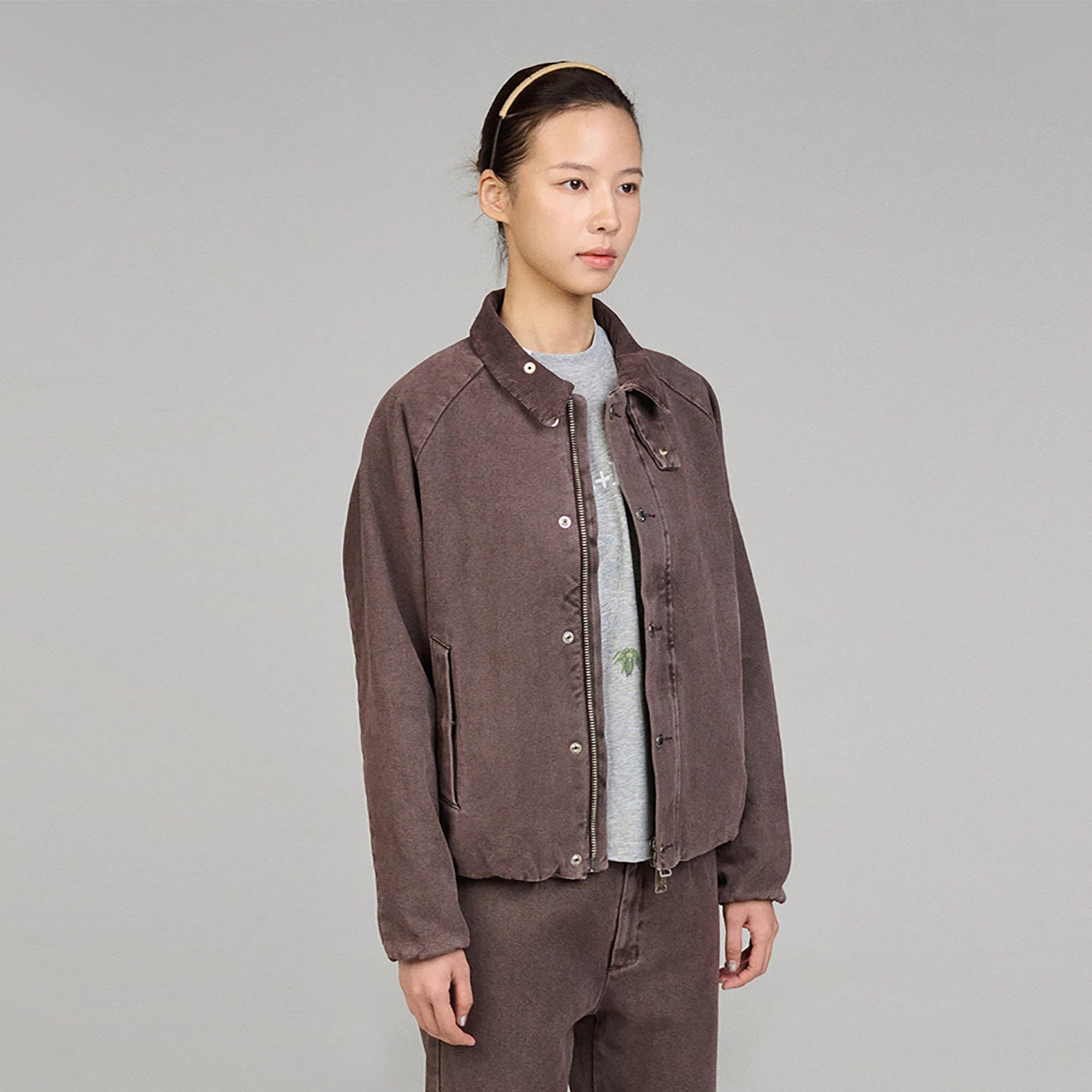 URBAN+FOREST Field Hunting Cinched-Hem Jacket, premium urban and streetwear designers apparel on PROJECTISR.com, URBAN+FOREST