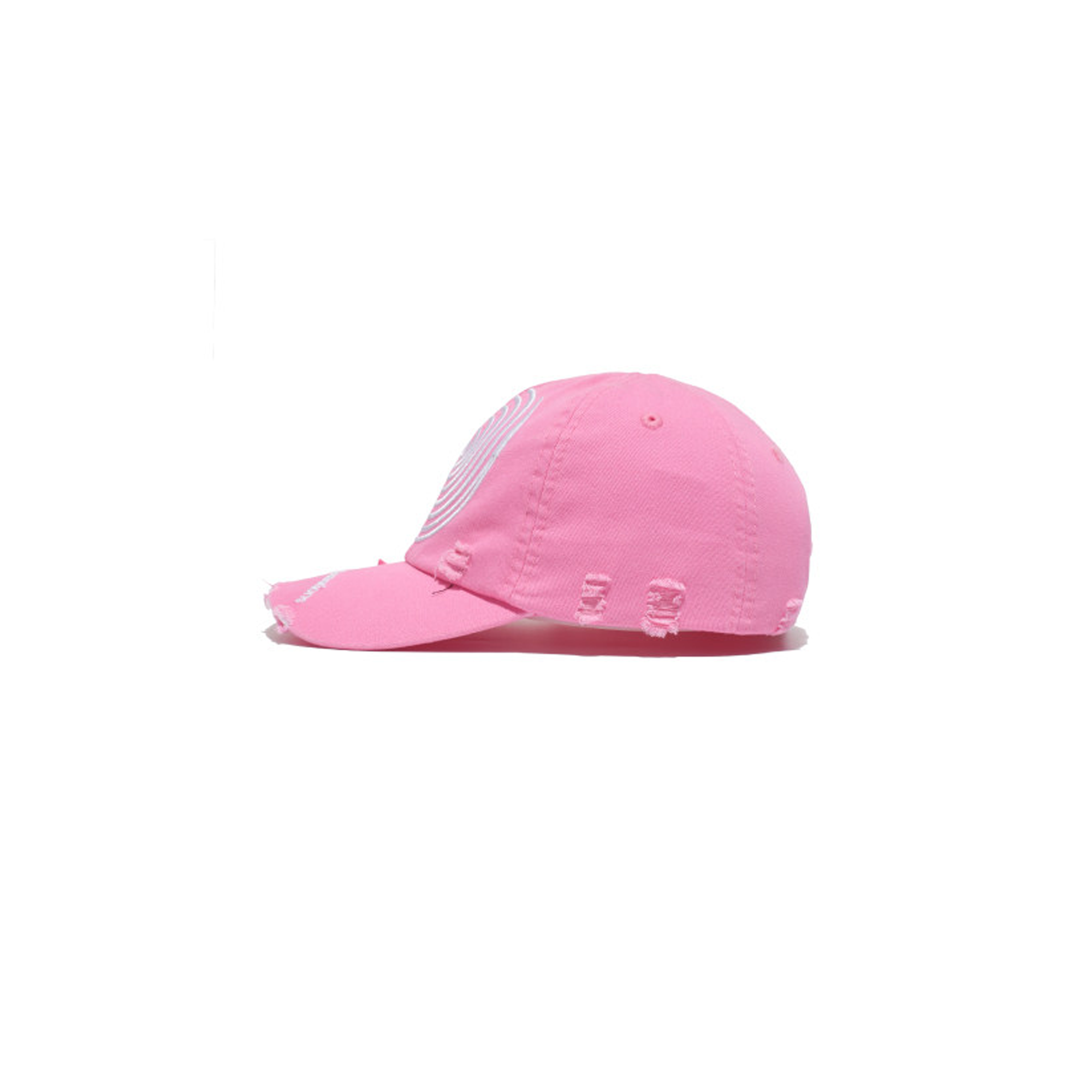 NOTHINGNESS WORLD Distressed Embroidered LOGO Dad Cap, premium urban and streetwear designers apparel on PROJECTISR.com, NOTHINGNESS WORLD