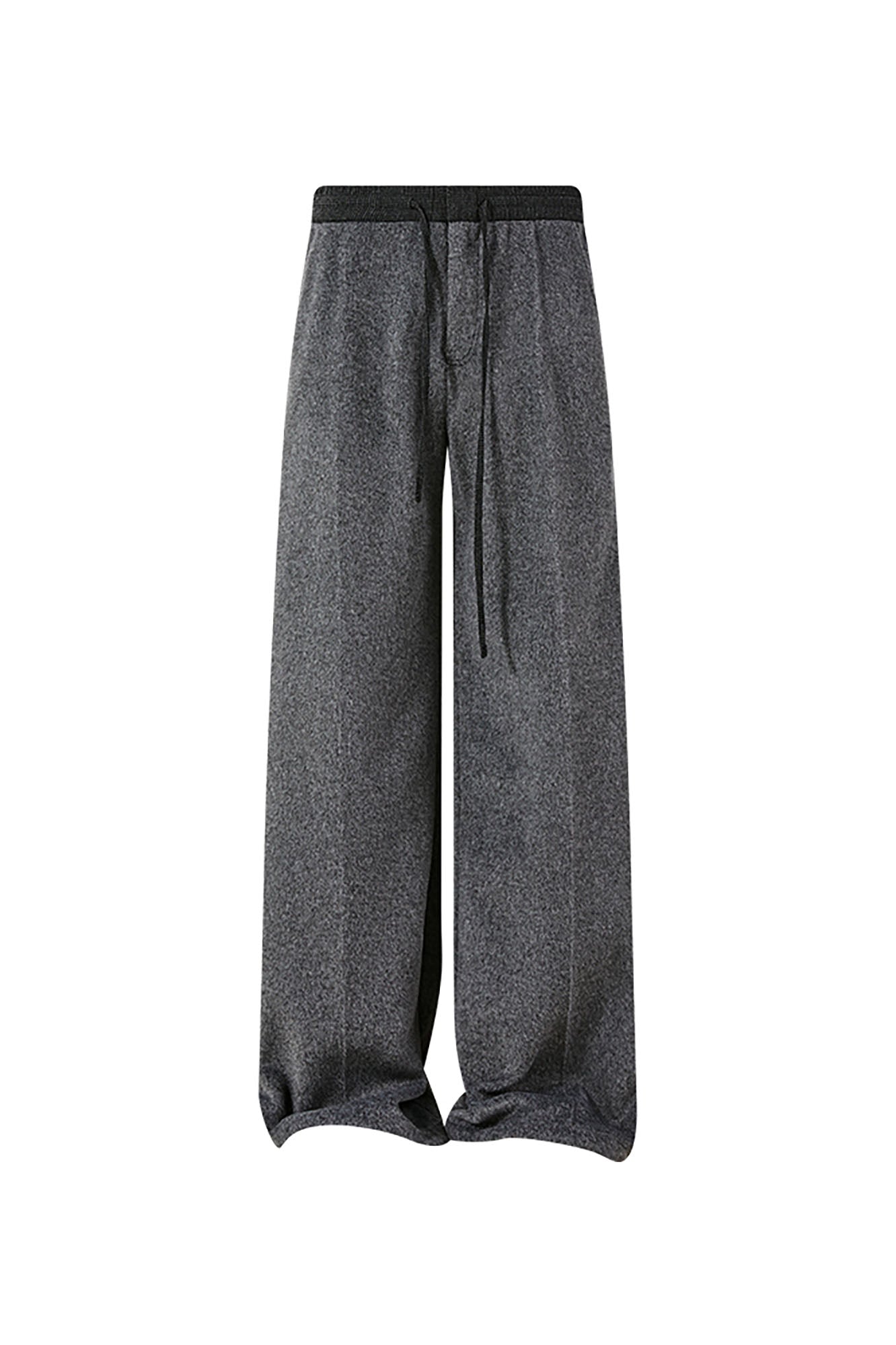 KREATE Contrast Drawstring Waist Wide-Leg Lounge Pants