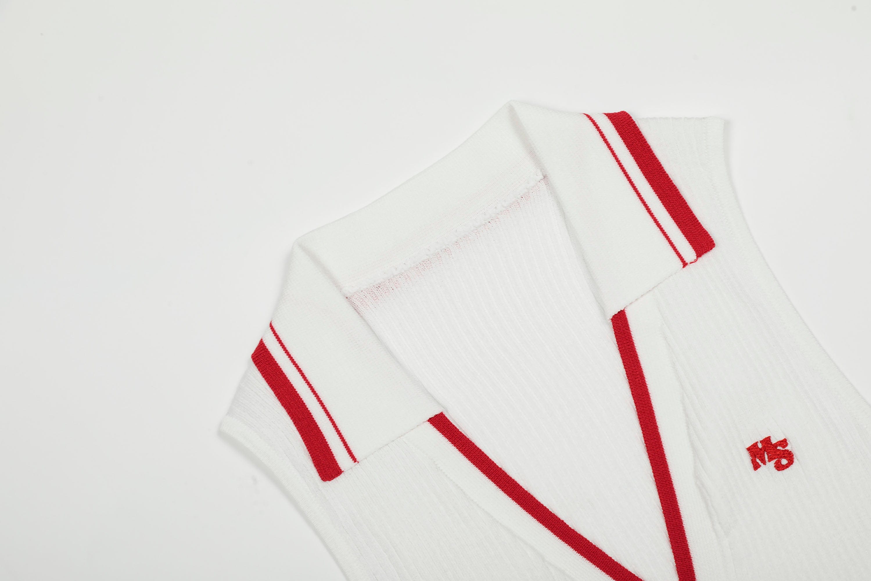 CLP Contrast Trim Ribbed Polo Tank Top, premium urban and streetwear designers apparel on PROJECTISR.com, CLP
