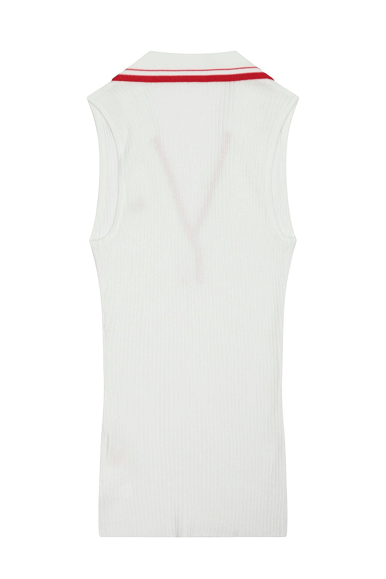 CLP Contrast Trim Ribbed Polo Tank Top, premium urban and streetwear designers apparel on PROJECTISR.com, CLP