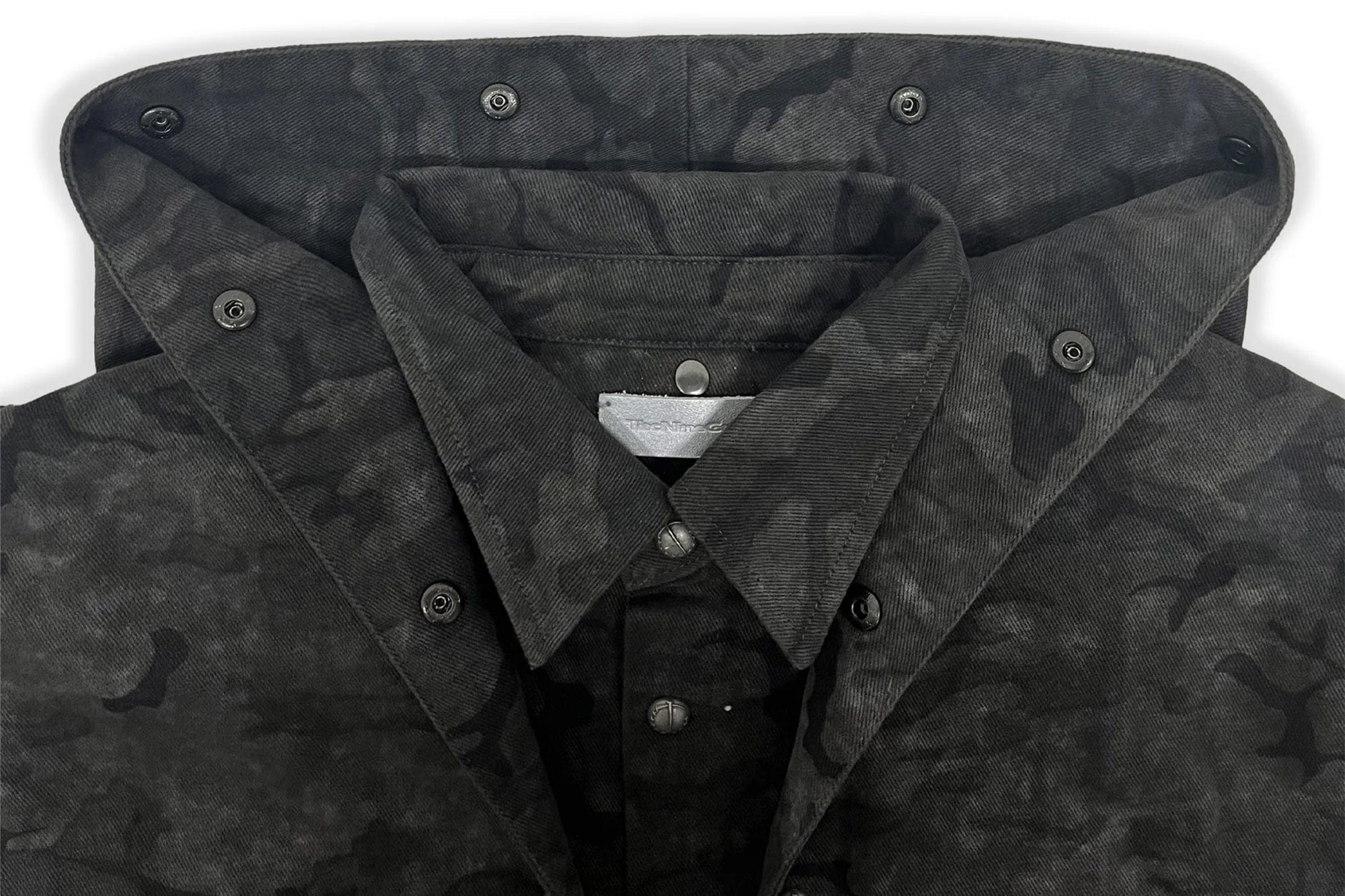 TECNINEGROUP Detachable Hood Star-Rivet Camo Jacket, premium urban and streetwear designers apparel on PROJECTISR.com, TECNINEGROUP