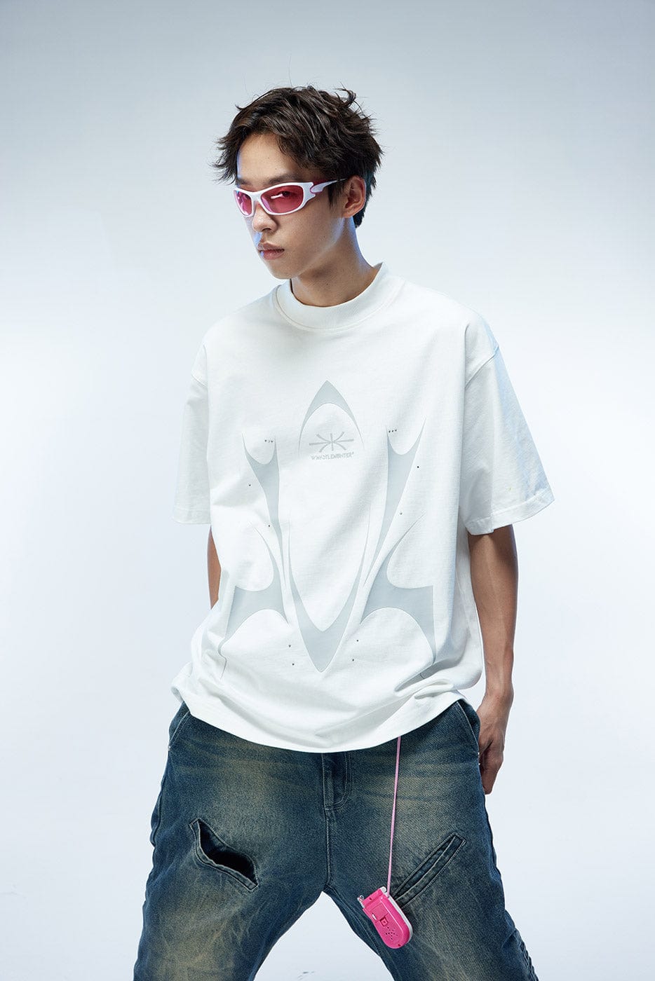 WHISTLEHUNTER Diamond Trimmed T-Shirt, premium urban and streetwear designers apparel on PROJECTISR.com, WHISTLEHUNTER