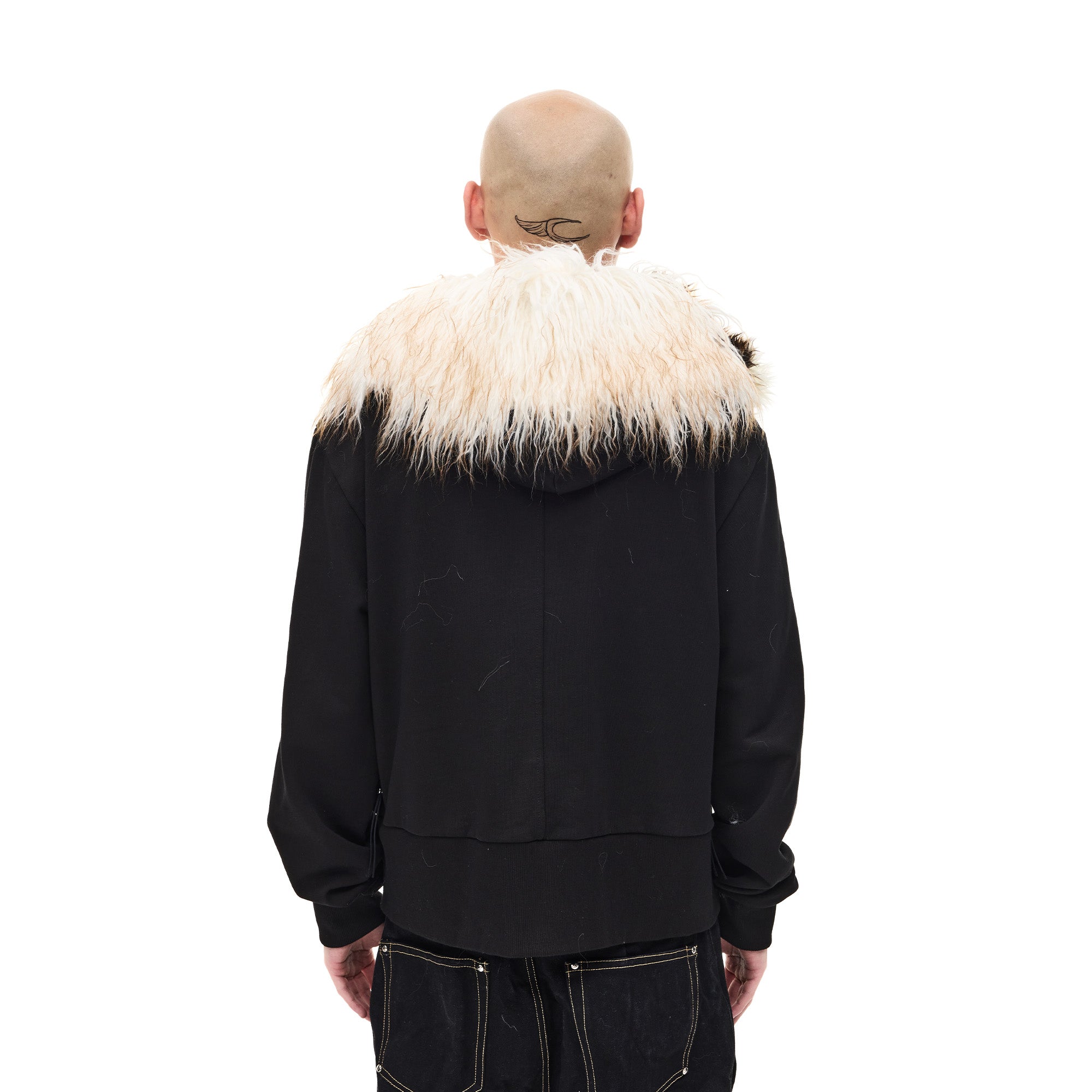 WHISTLEHUNTER Detachable Faux Fur Collar Zip-Up Hoodie, premium urban and streetwear designers apparel on PROJECTISR.com, WHISTLEHUNTER