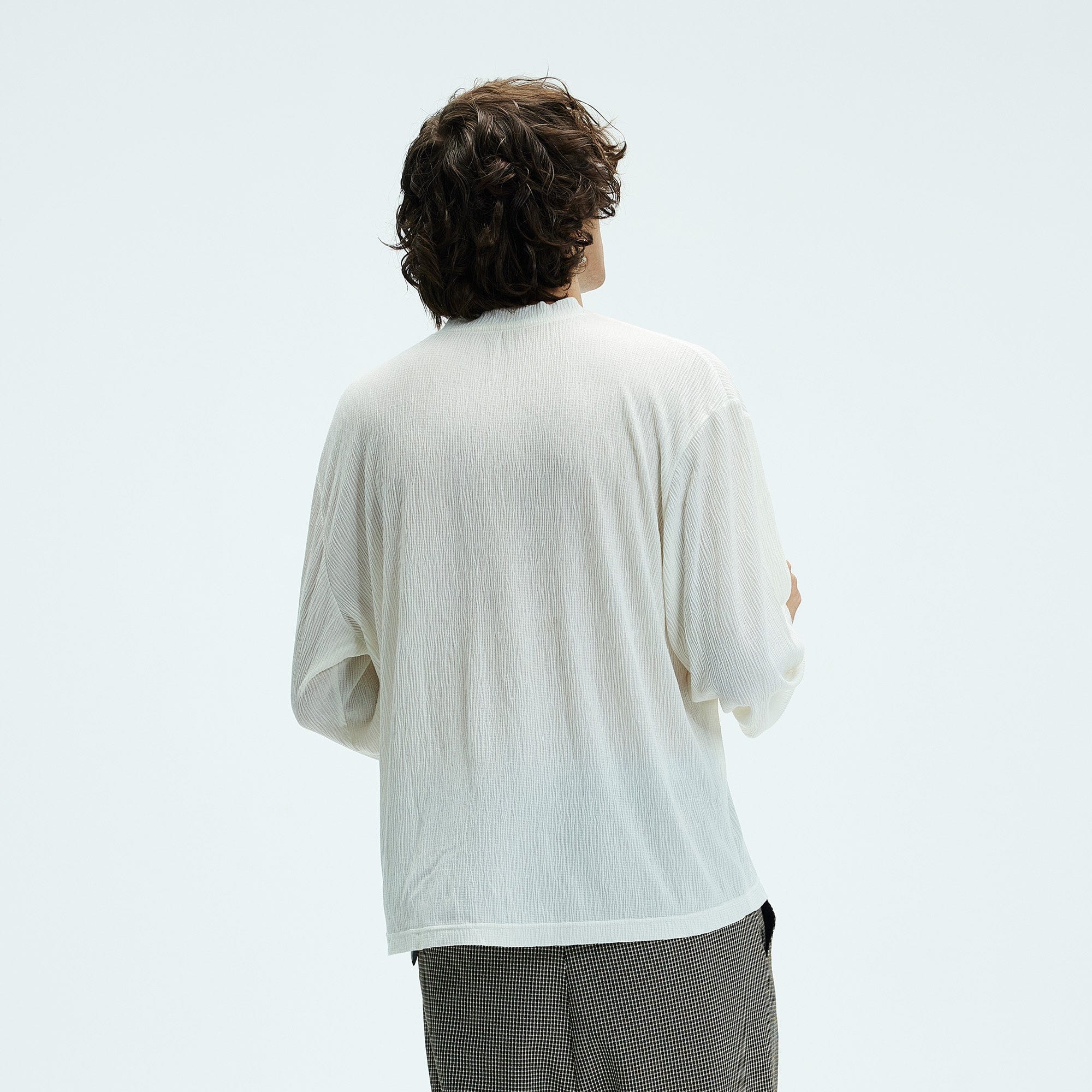 WHISTLEHUNTER Distressed Graphics Slub Cotton Long-Sleeve T-Shirt, premium urban and streetwear designers apparel on PROJECTISR.com, WHISTLEHUNTER