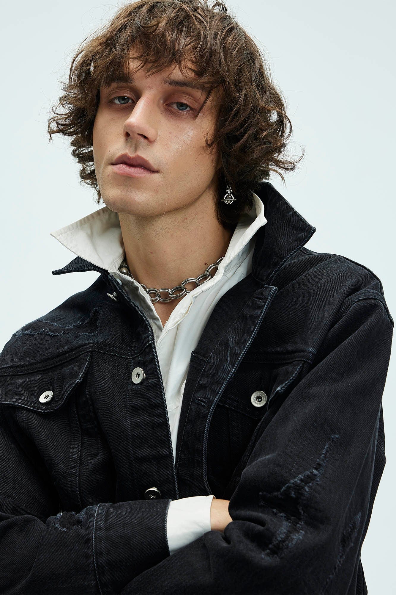 WHISTLEHUNTER Classic Distressed Ripped Denim Jacket, premium urban and streetwear designers apparel on PROJECTISR.com, WHISTLEHUNTER