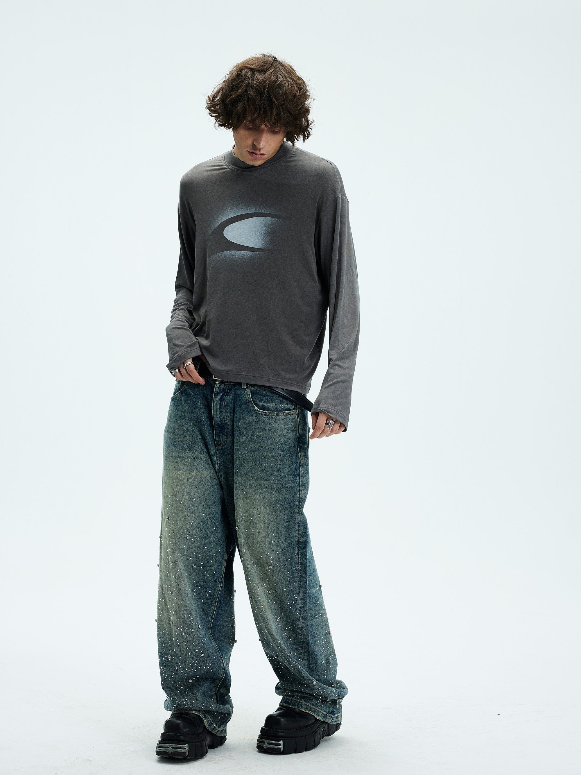 WHISTLEHUNTER Retro LOGO Long-Sleeve T-Shirt, premium urban and streetwear designers apparel on PROJECTISR.com, WHISTLEHUNTER