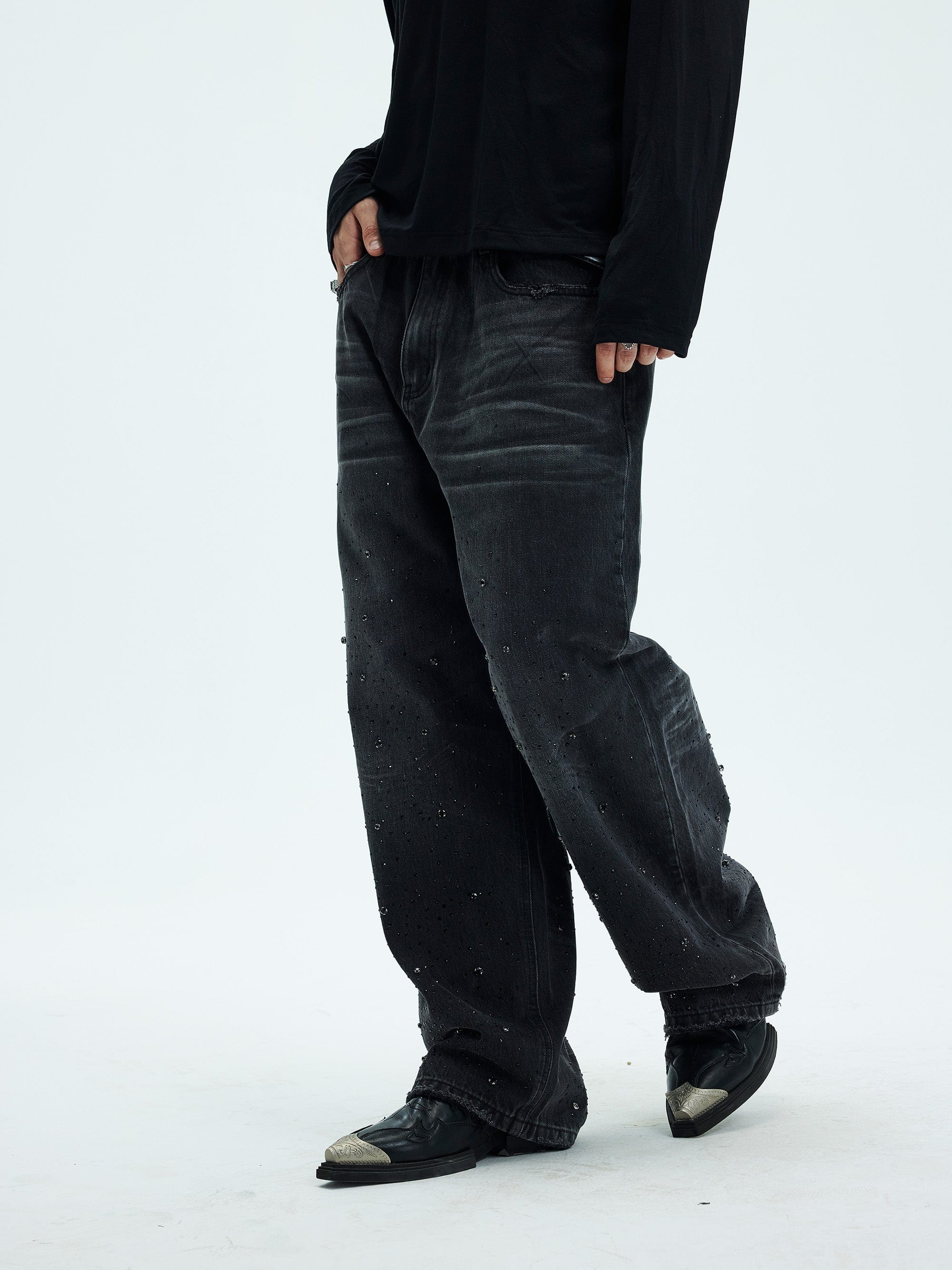 WHISTLEHUNTER Diamond Washed Jeans, premium urban and streetwear designers apparel on PROJECTISR.com, WHISTLEHUNTER