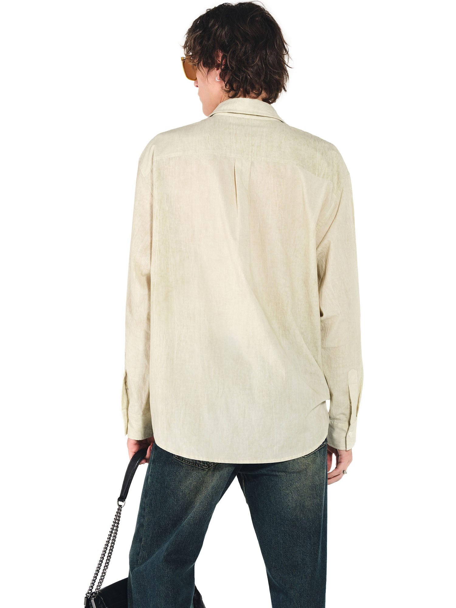 OVERLAPS Essential Crinkled Pocket Shirt, premium urban and streetwear designers apparel on PROJECTISR.com, OVERLAPS