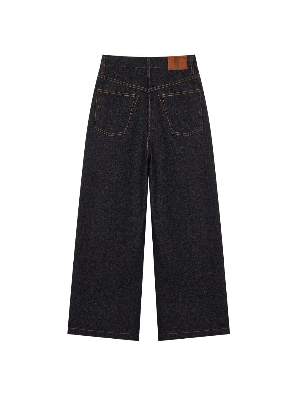 OPICLOTH Retro Washed Pleated Wide-Leg Jeans, premium urban and streetwear designers apparel on PROJECTISR.com, OPICLOTH