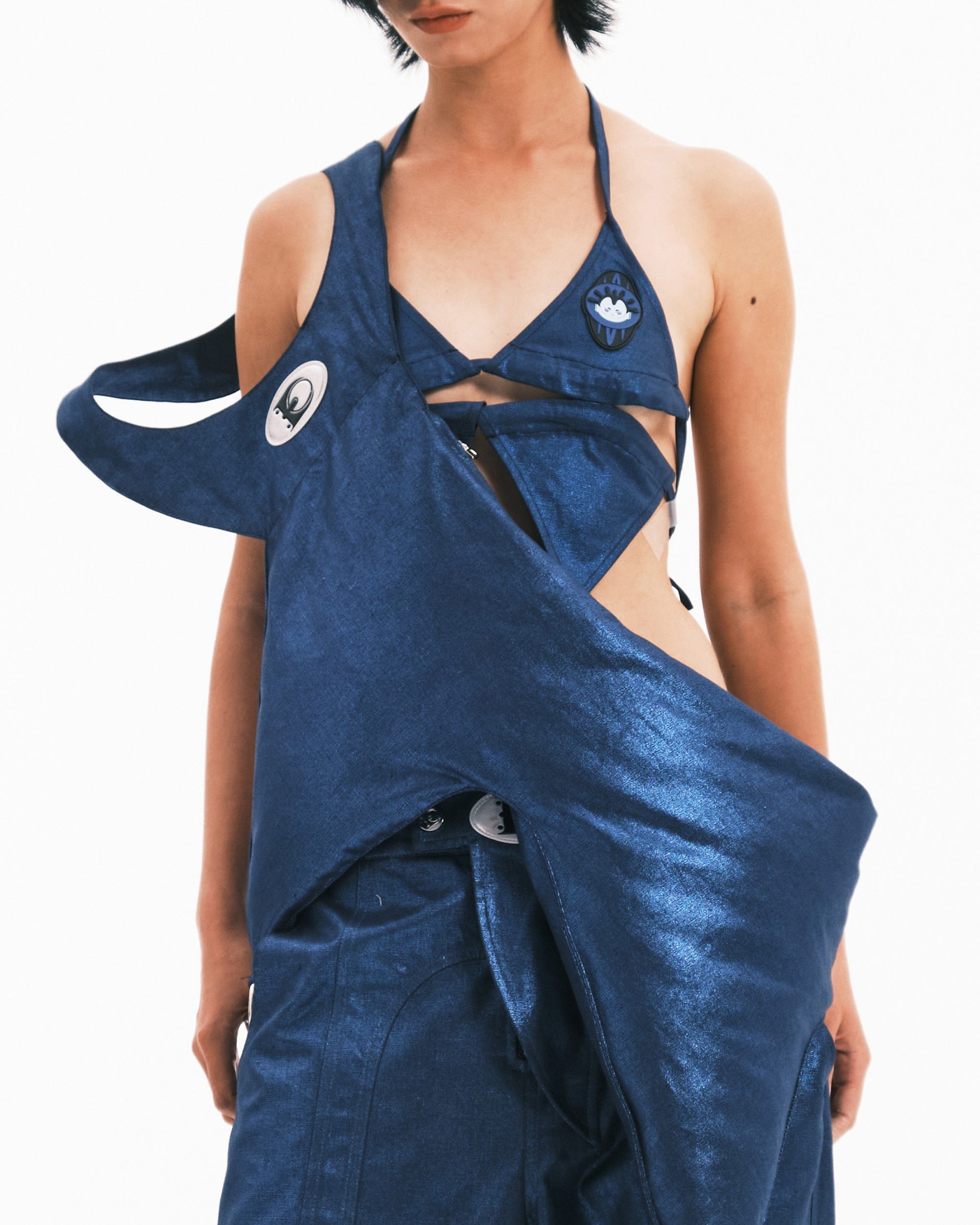 EMBRYO Thorn Metallic Vest Bag, premium urban and streetwear designers apparel on PROJECTISR.com, EMBRYO